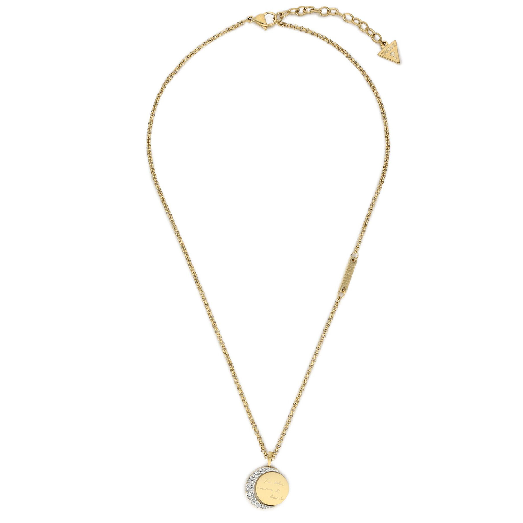 Guess Колие JUBN01 189JW Златист - Pepit.bg