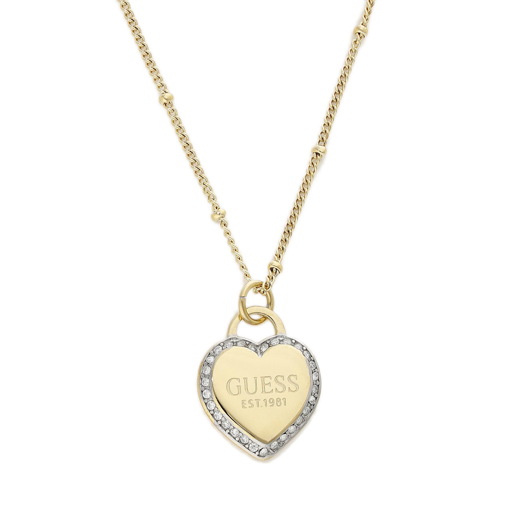 Guess Колие JUBN01 420JW Златист - Pepit.bg
