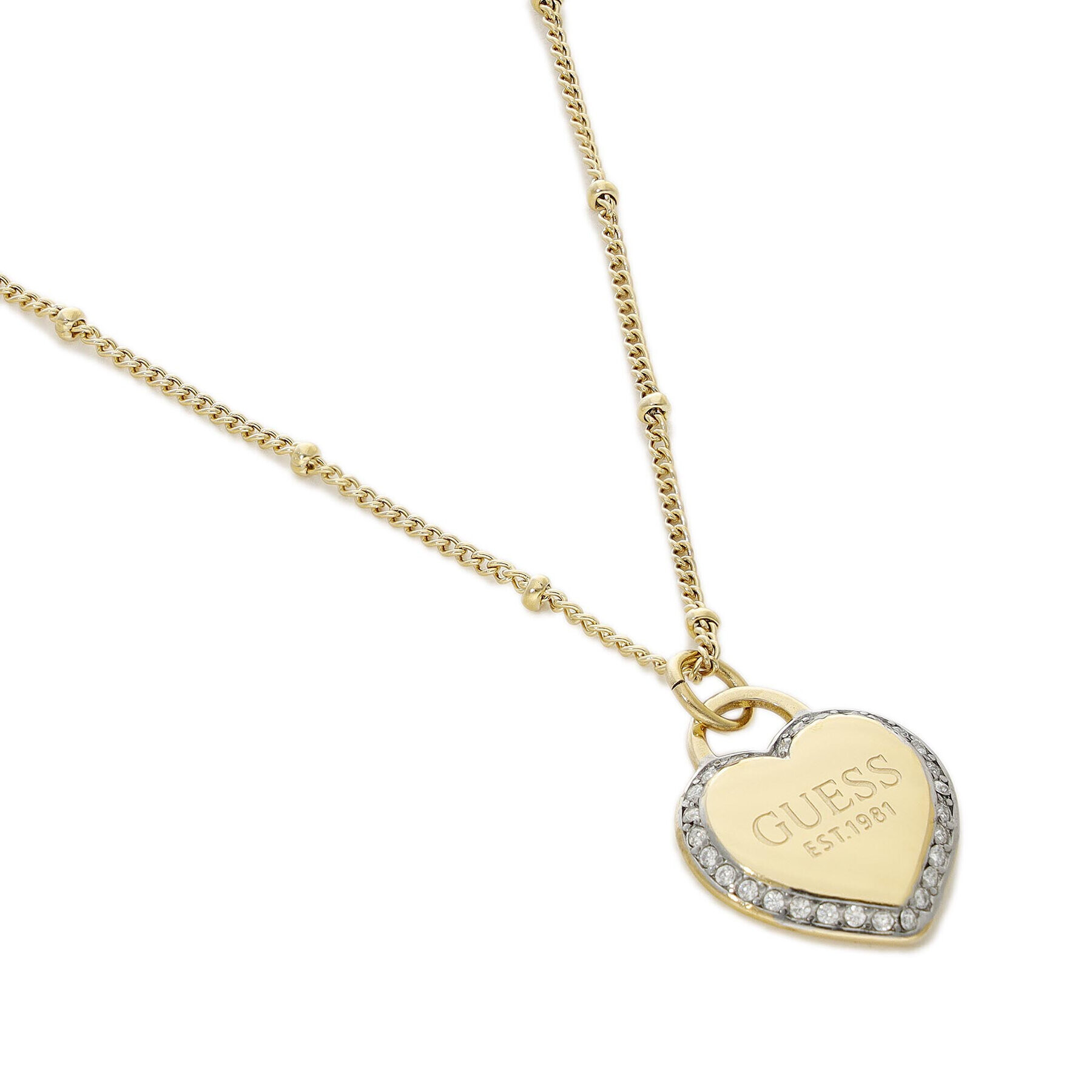 Guess Колие JUBN01 420JW Златист - Pepit.bg