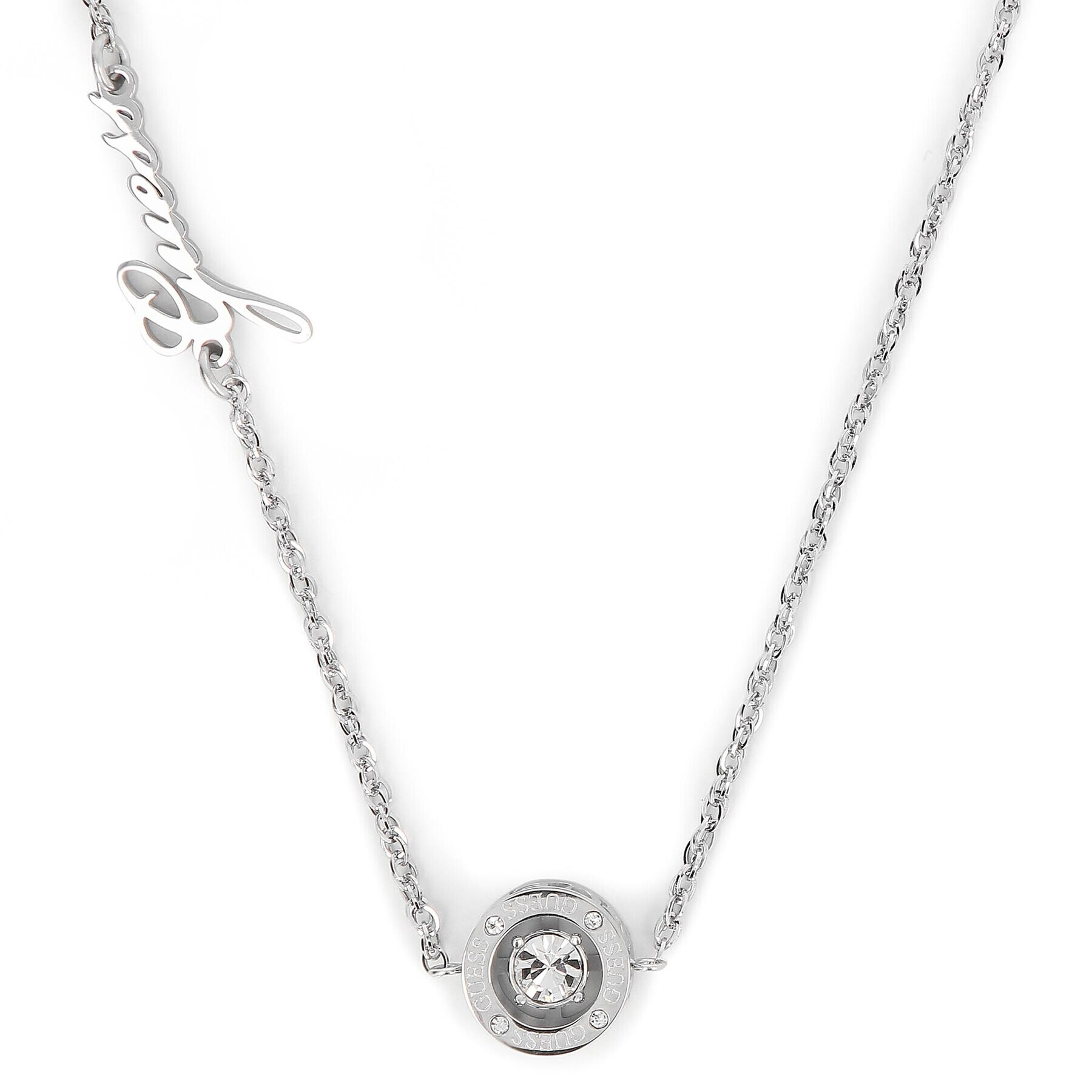 Guess Колие JUBN01 459JW Сребрист - Pepit.bg