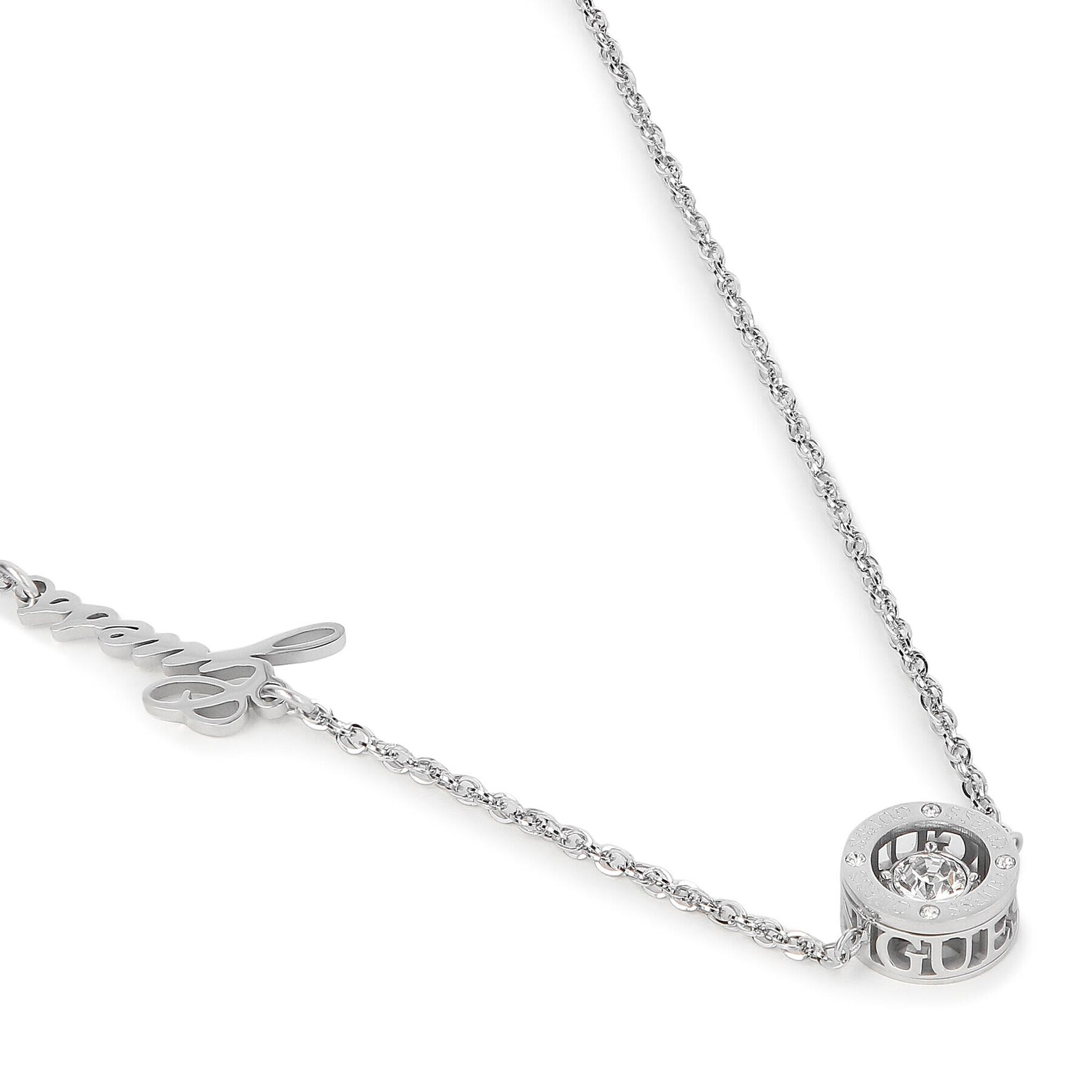 Guess Колие JUBN01 459JW Сребрист - Pepit.bg