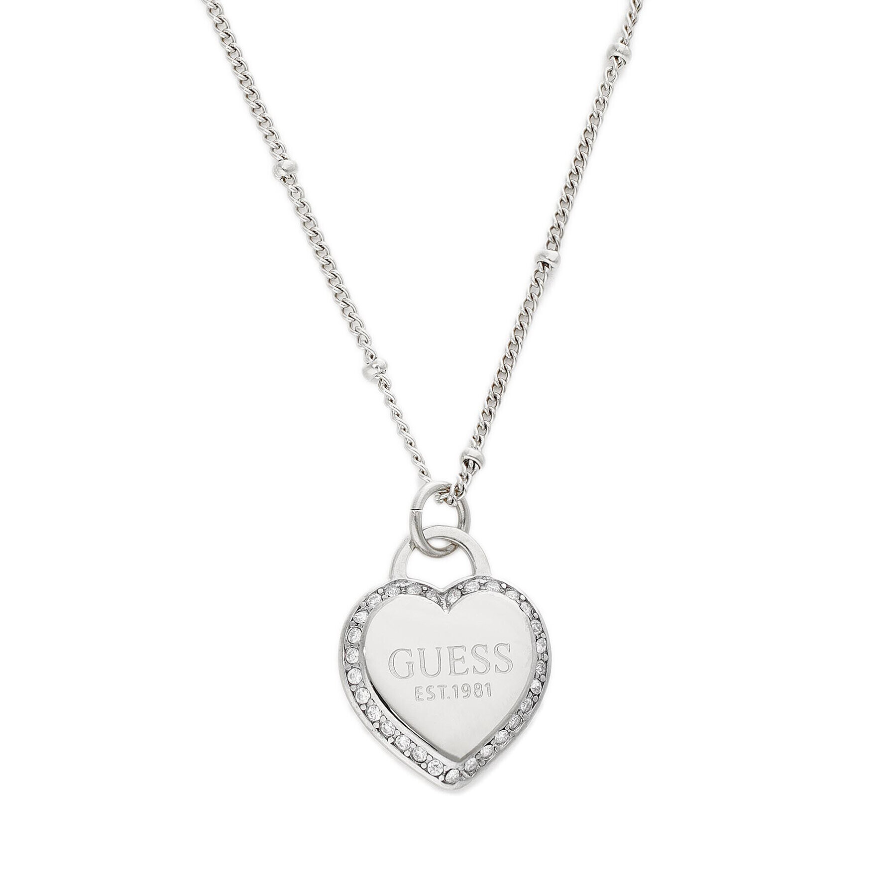 Guess Колие JUBN01420JW Сребрист - Pepit.bg