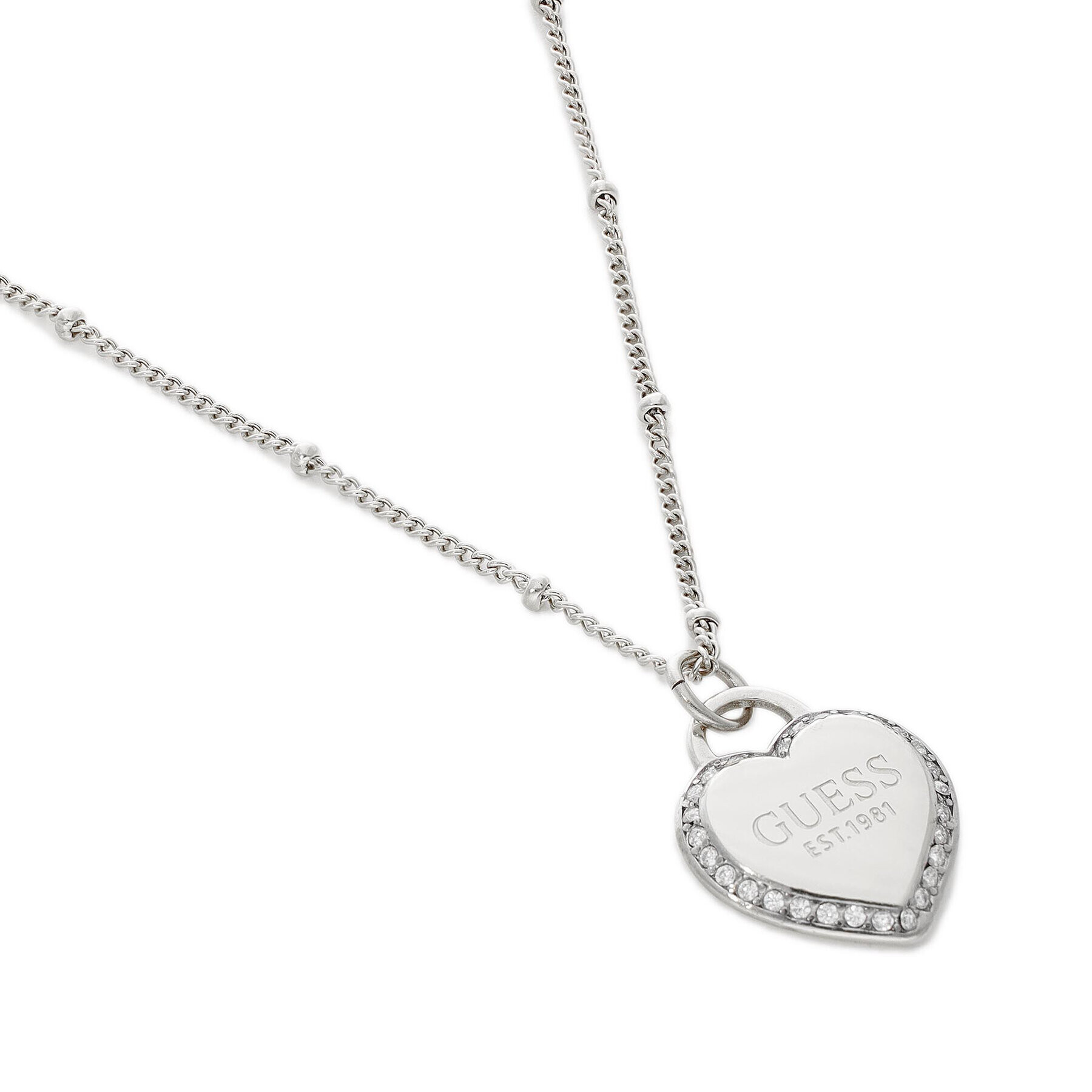 Guess Колие JUBN01420JW Сребрист - Pepit.bg