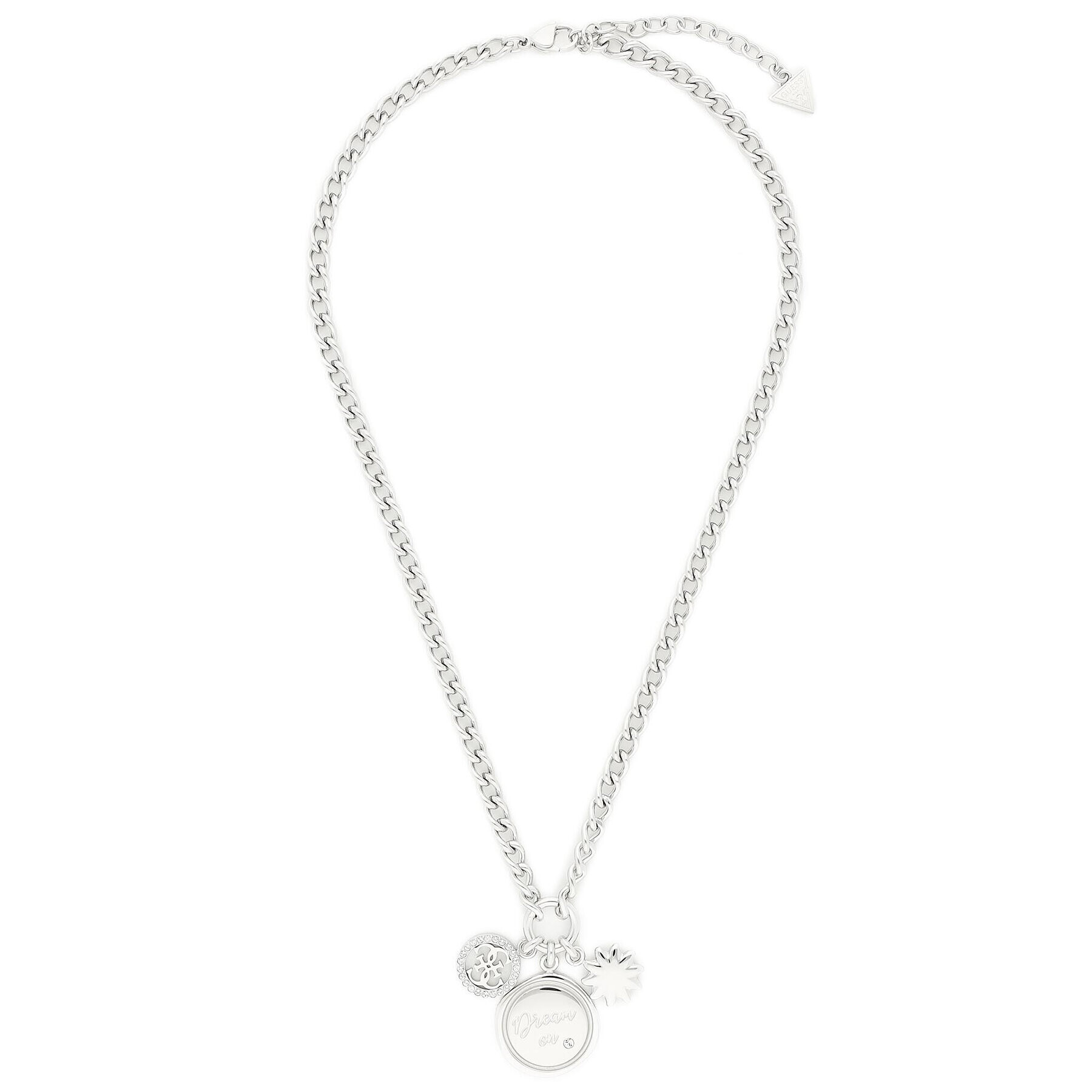 Guess Колие JUBN70 036JW Сребрист - Pepit.bg