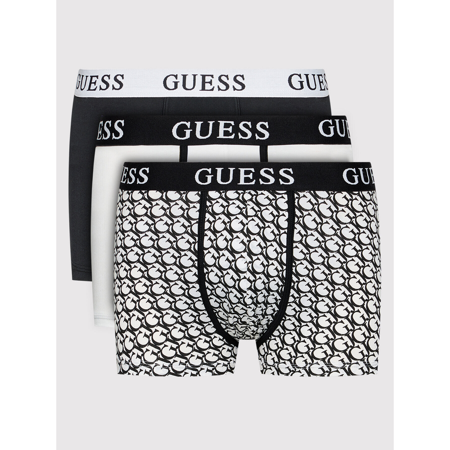 Guess Комплект 3 чифта боксерки U0BG21 K6YW1 Бял - Pepit.bg