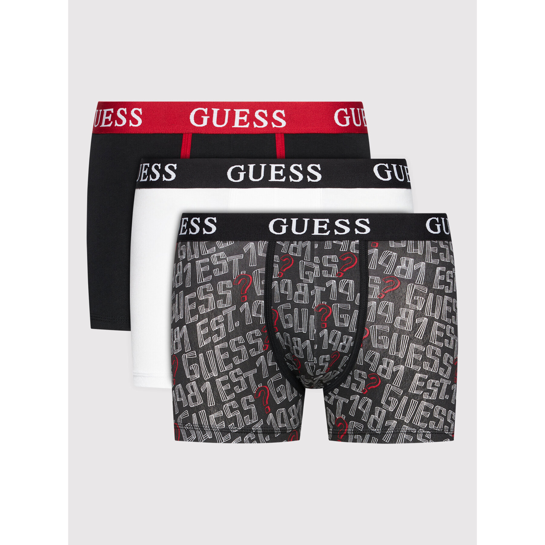 Guess Комплект 3 чифта боксерки U1BG05 K6YW1 Цветен - Pepit.bg