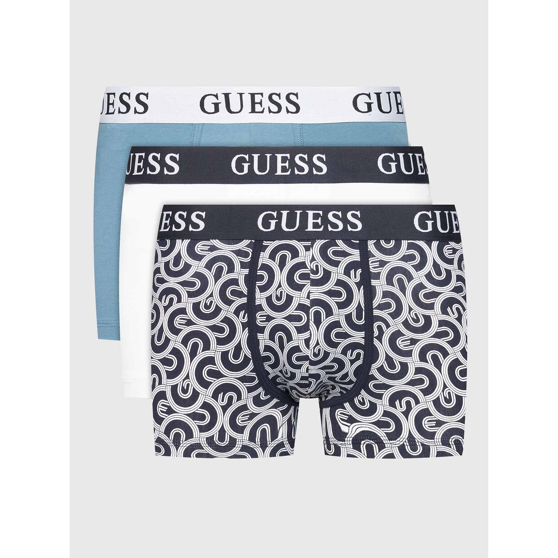 Guess Комплект 3 чифта боксерки U2RG05 KB1I1 Цветен - Pepit.bg