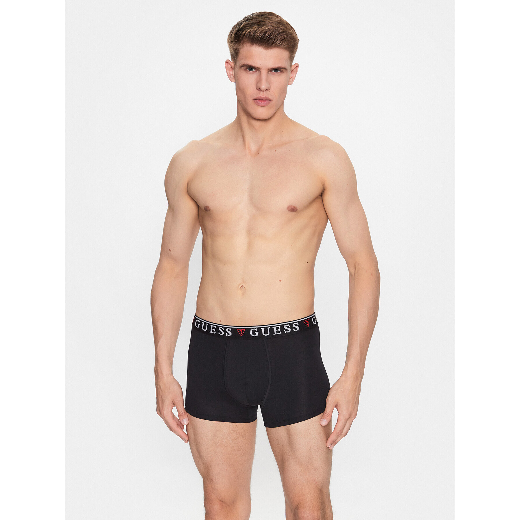 Guess Комплект 3 чифта боксерки U97G01 K6YW1 Черен - Pepit.bg