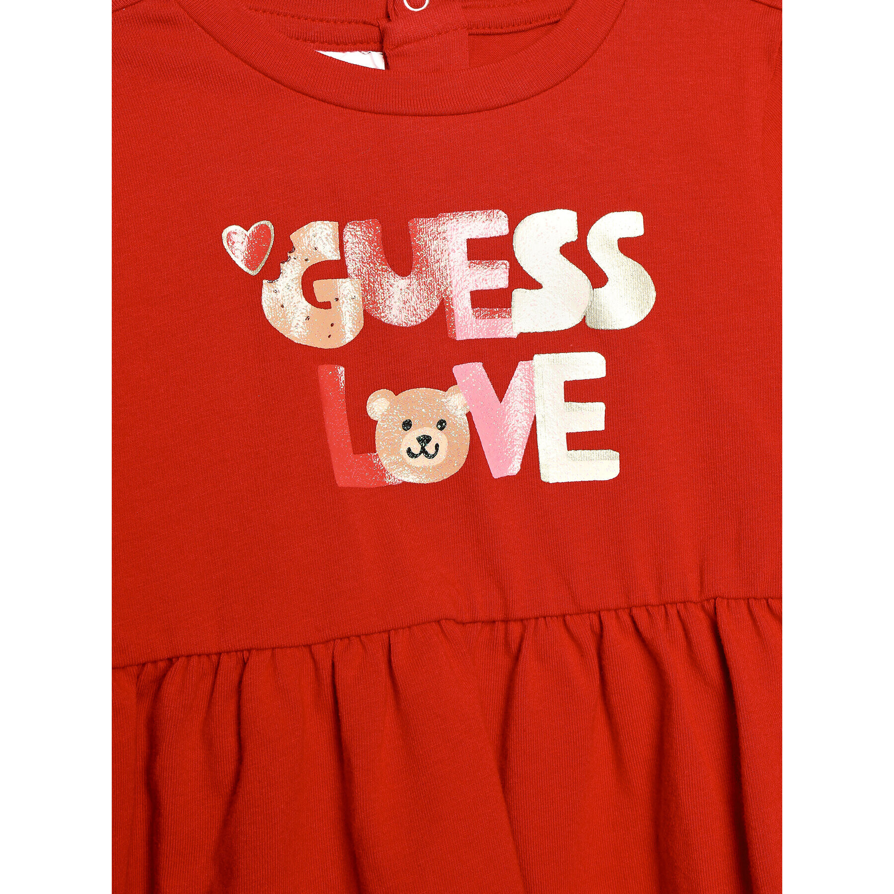 Guess Комплект блуза и клин A3BG03 J1311 Червен Regular Fit - Pepit.bg