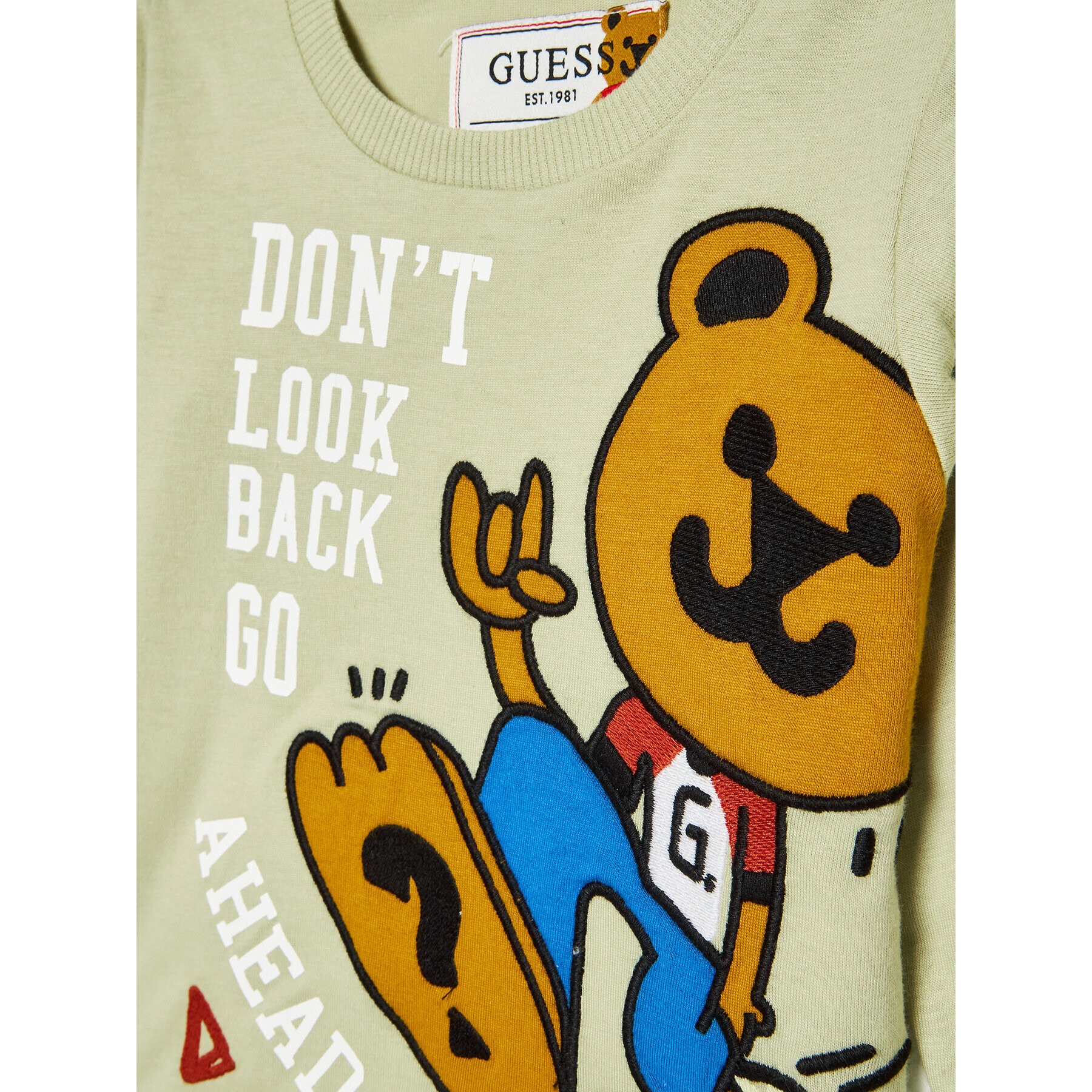 Guess Комплект блуза и панталон I2YG08 K8HM0 Зелен Regular Fit - Pepit.bg