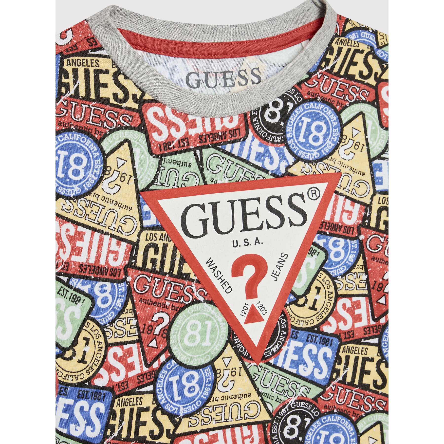 Guess Комплект блуза и панталон N2YG01 K5M20 Червен Regular Fit - Pepit.bg