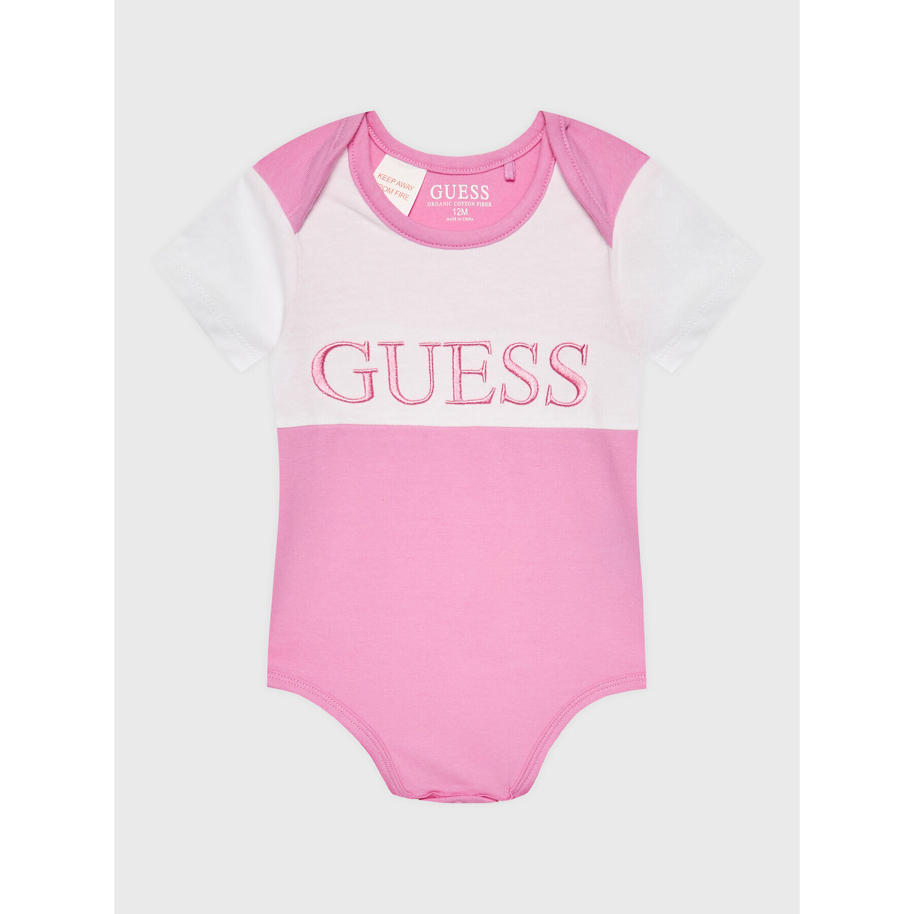 Guess Комплект боди и панталон H2RW03 J1311 Розов Regular Fit - Pepit.bg