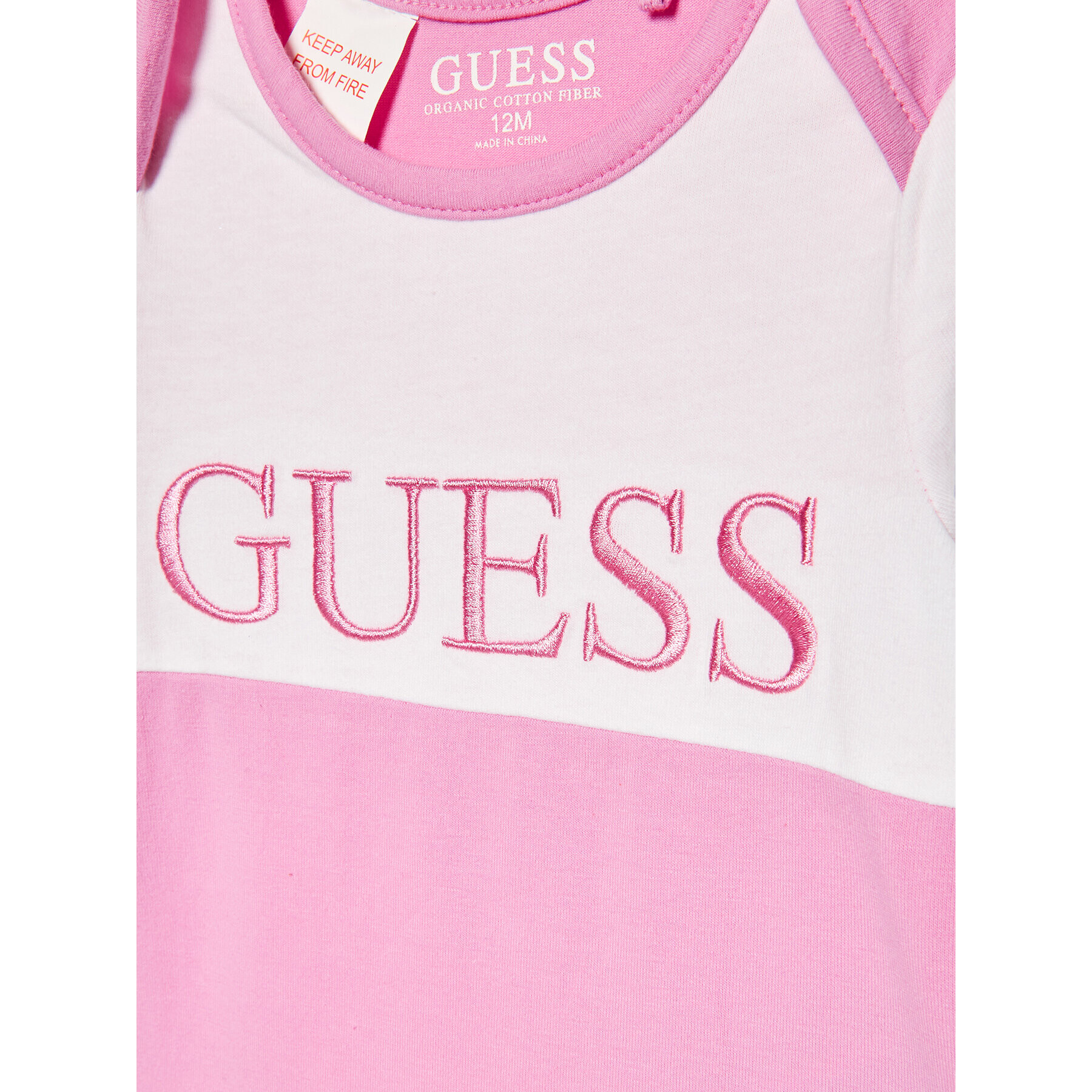 Guess Комплект боди и панталон H2RW03 J1311 Розов Regular Fit - Pepit.bg