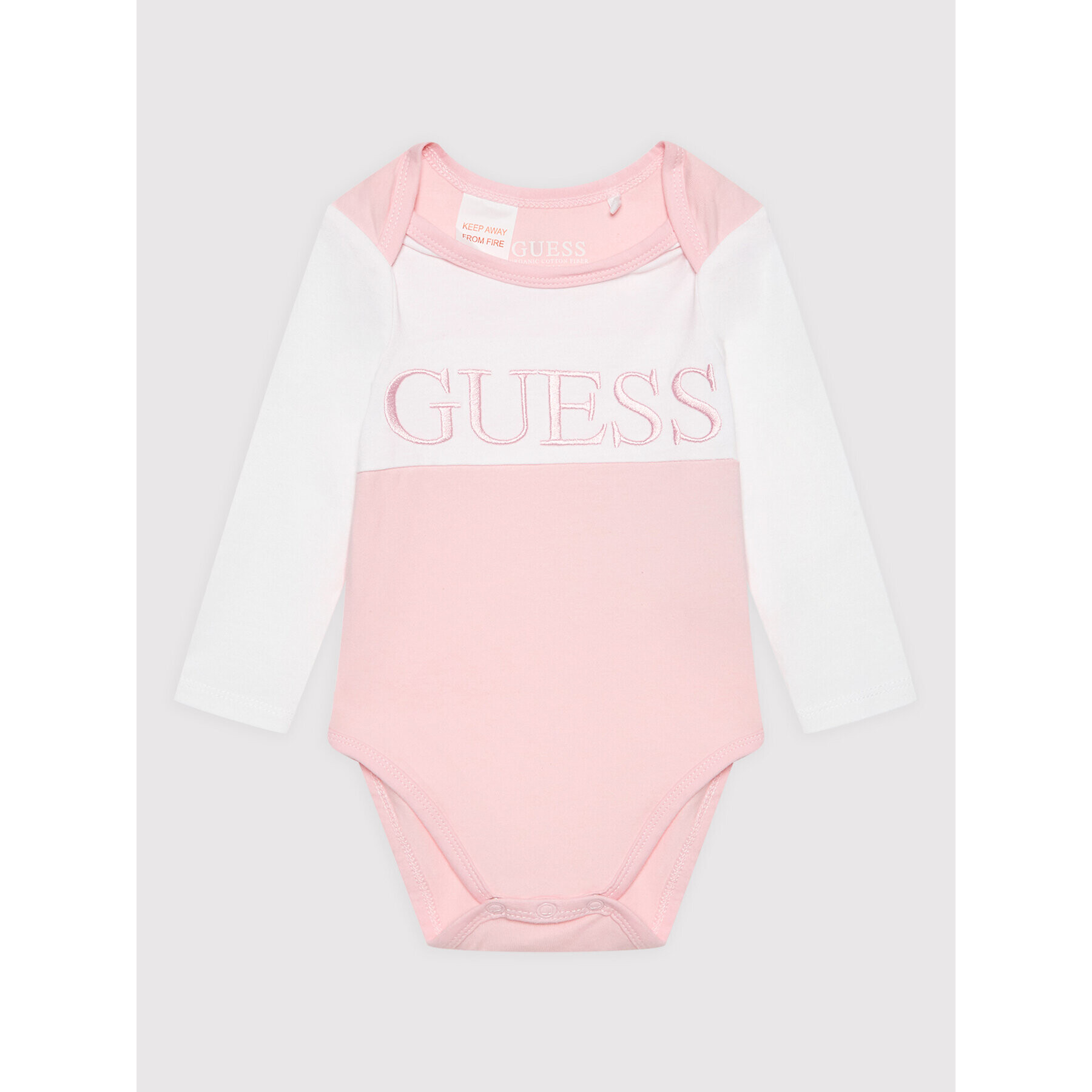 Guess Комплект боди и панталон H2YW06 J1313 Розов Regular Fit - Pepit.bg