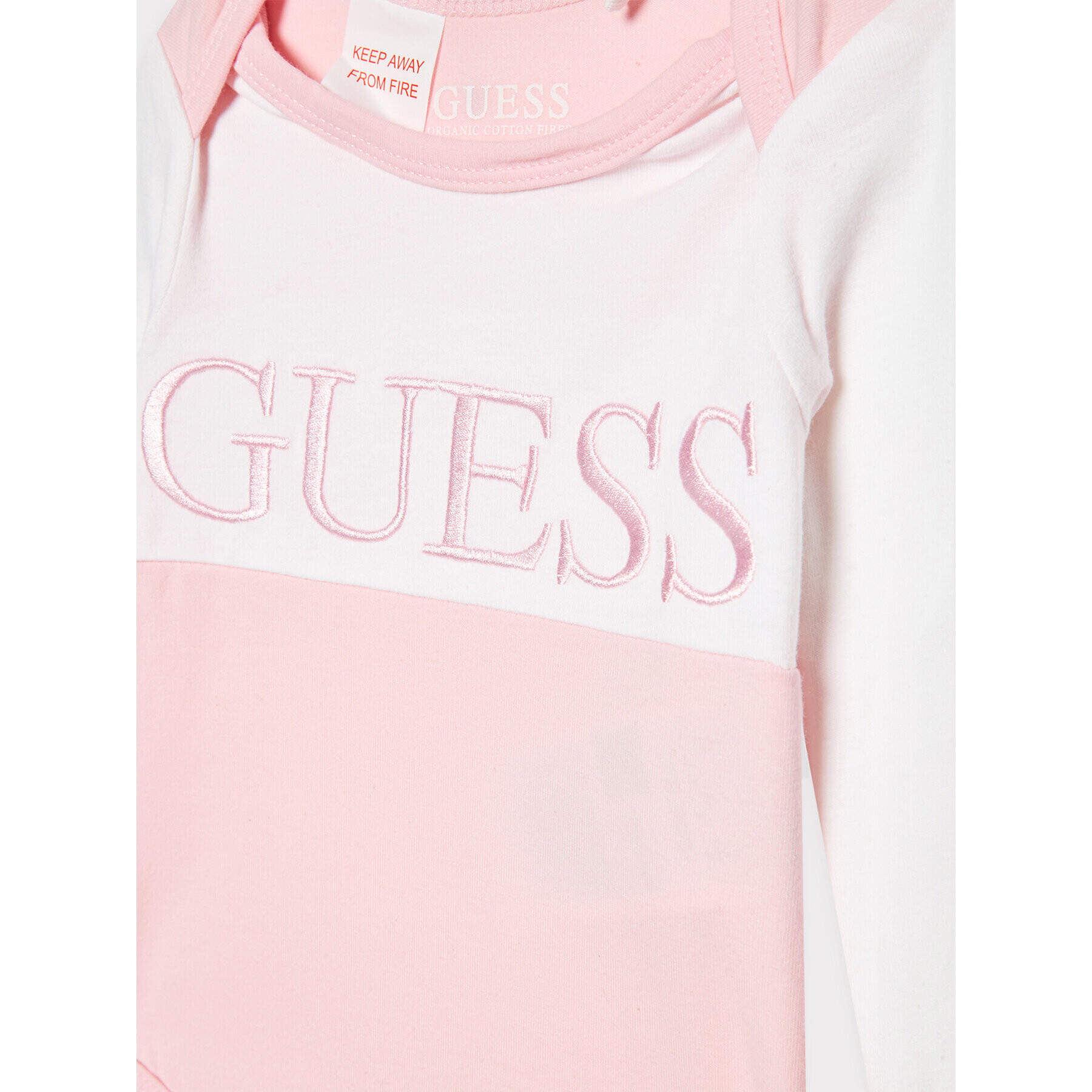 Guess Комплект боди и панталон H2YW06 J1313 Розов Regular Fit - Pepit.bg