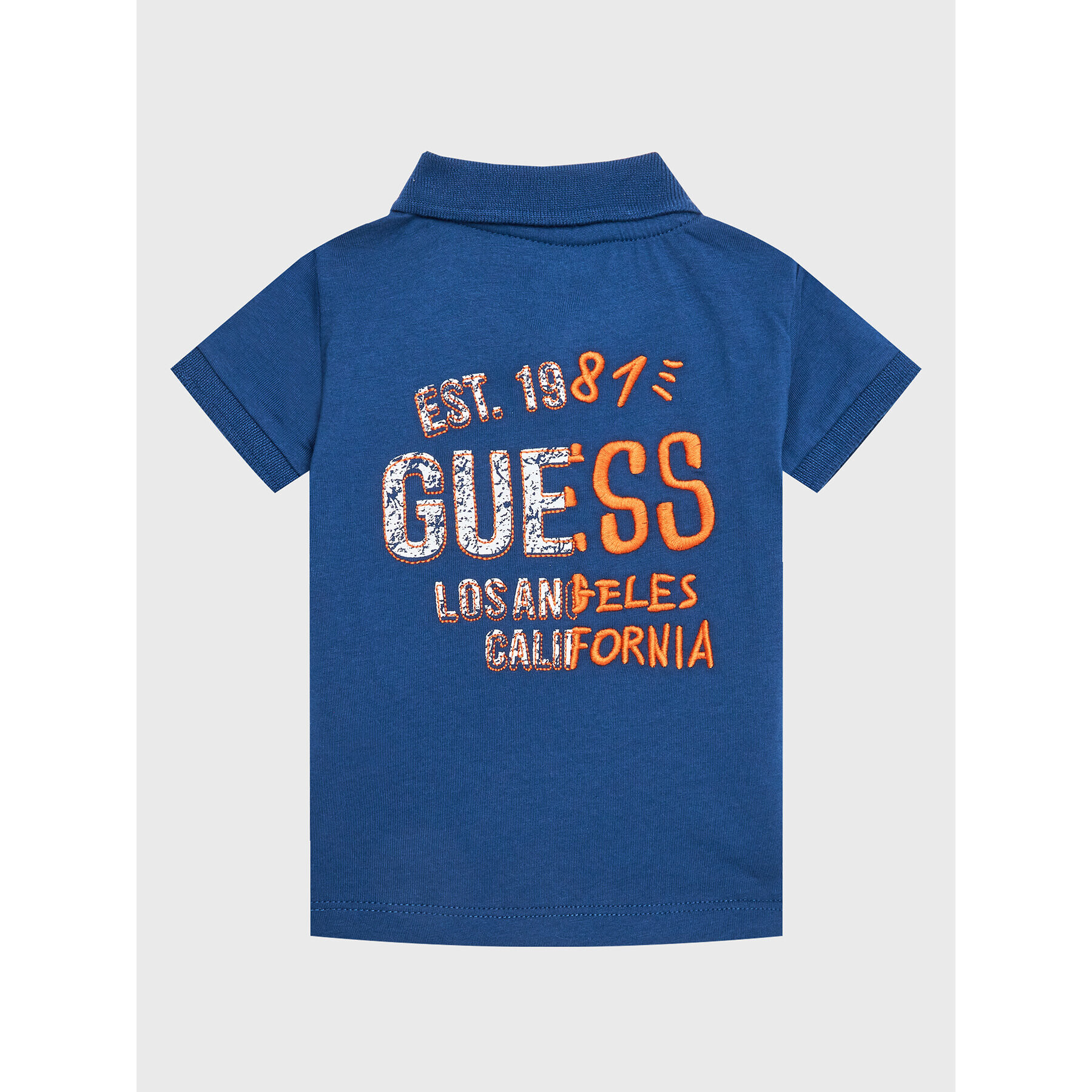 Guess Комплект от тениска с яка и къси панталони I3GG03 K8HM3 Син Regular Fit - Pepit.bg