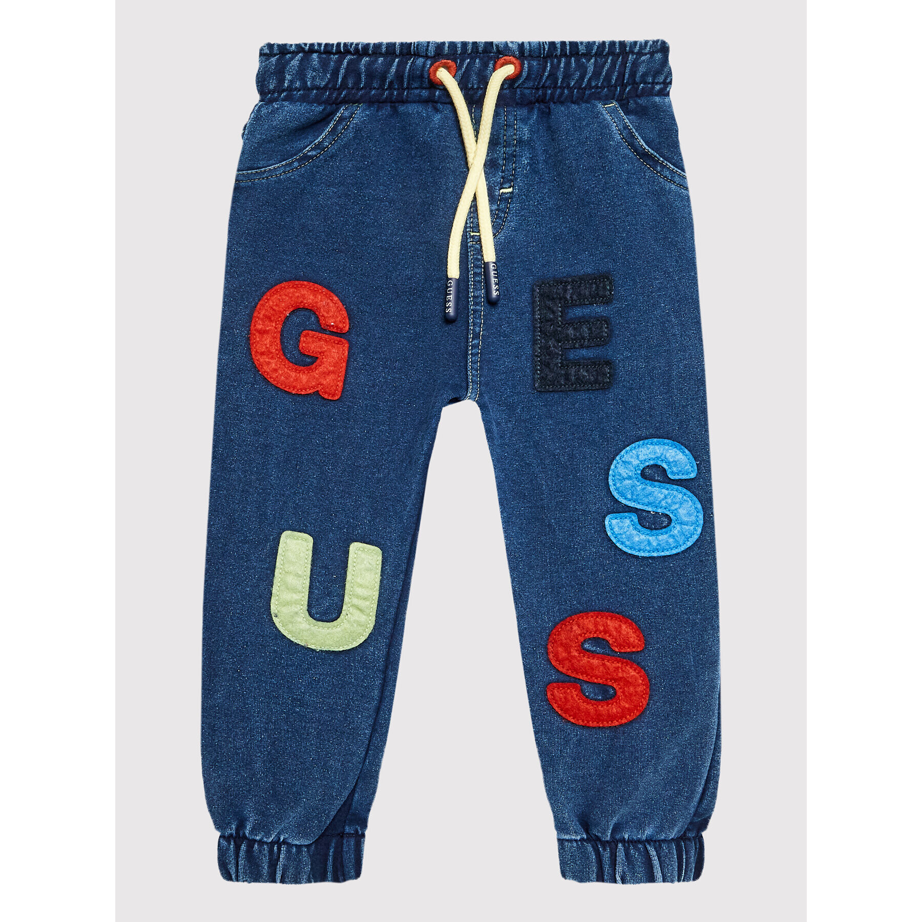 Guess Комплект от тишърт и панталони I2YG02 K6YW1 Жълт Regular Fit - Pepit.bg