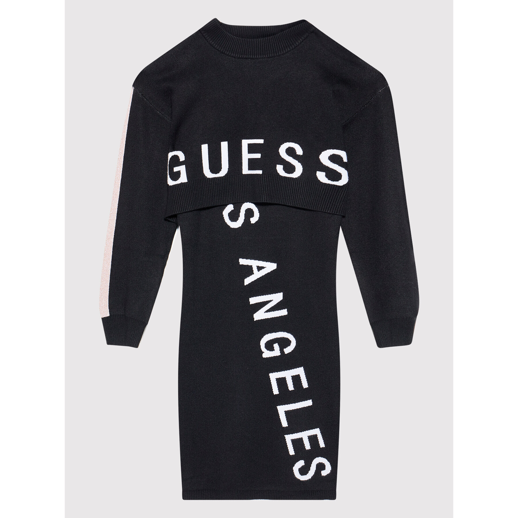 Guess Комплект пуловер и рокля J1BK06 Z2NQ0 Черен Regular Fit - Pepit.bg