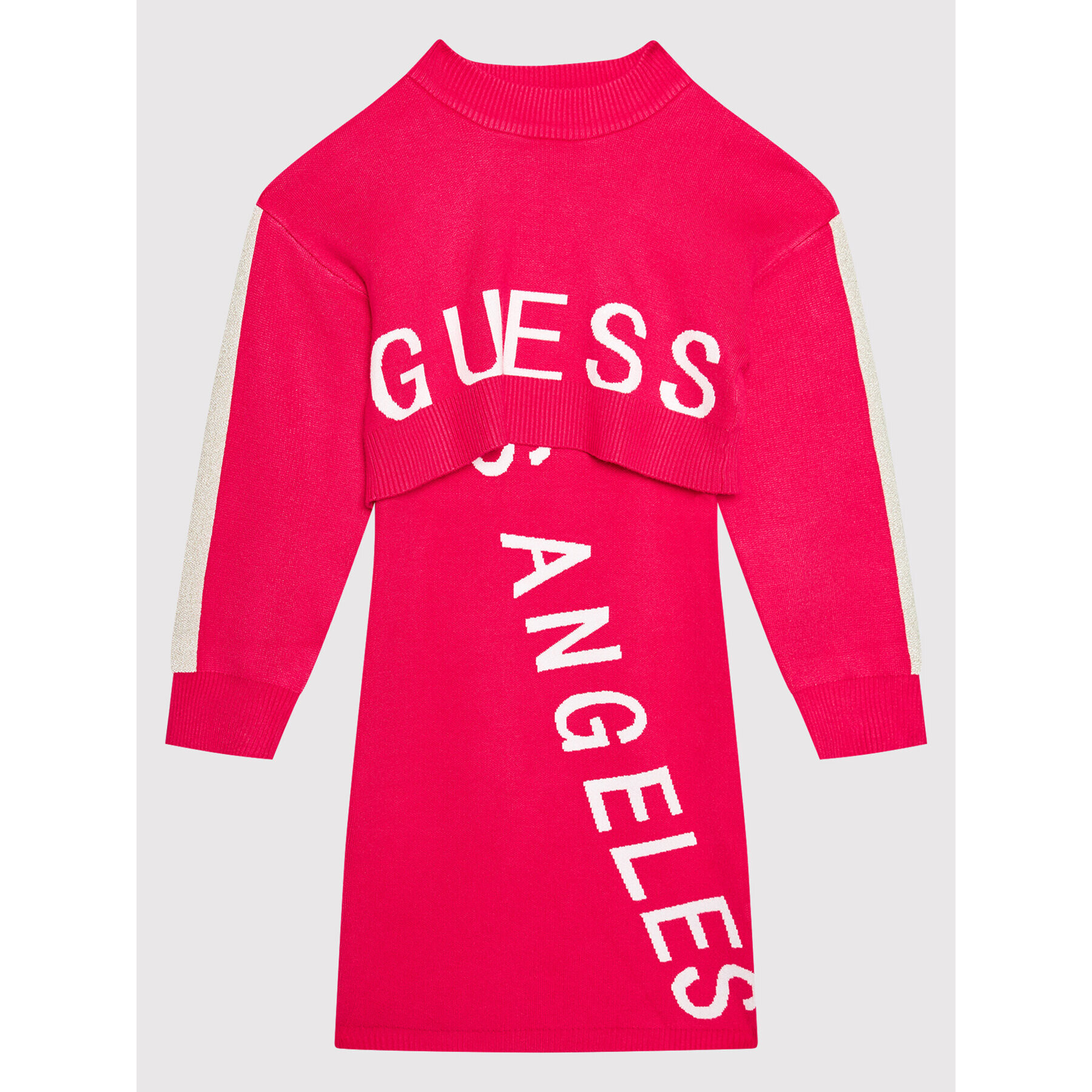 Guess Комплект пуловер и рокля J1BK06 Z2NQ0 Розов Regular Fit - Pepit.bg