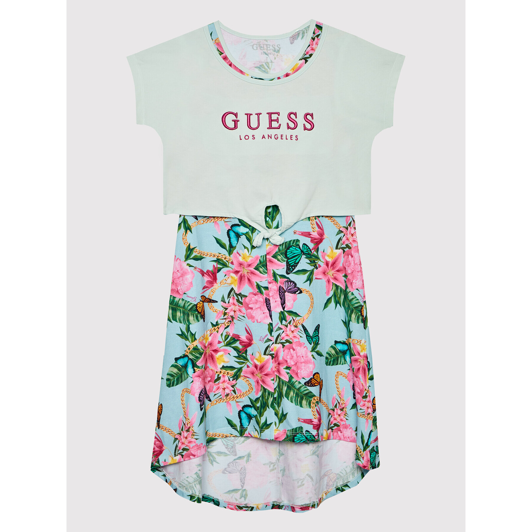 Guess Комплект тишърт и ежедневна рокля J2GK39 K6YW3 Цветен Regular Fit - Pepit.bg