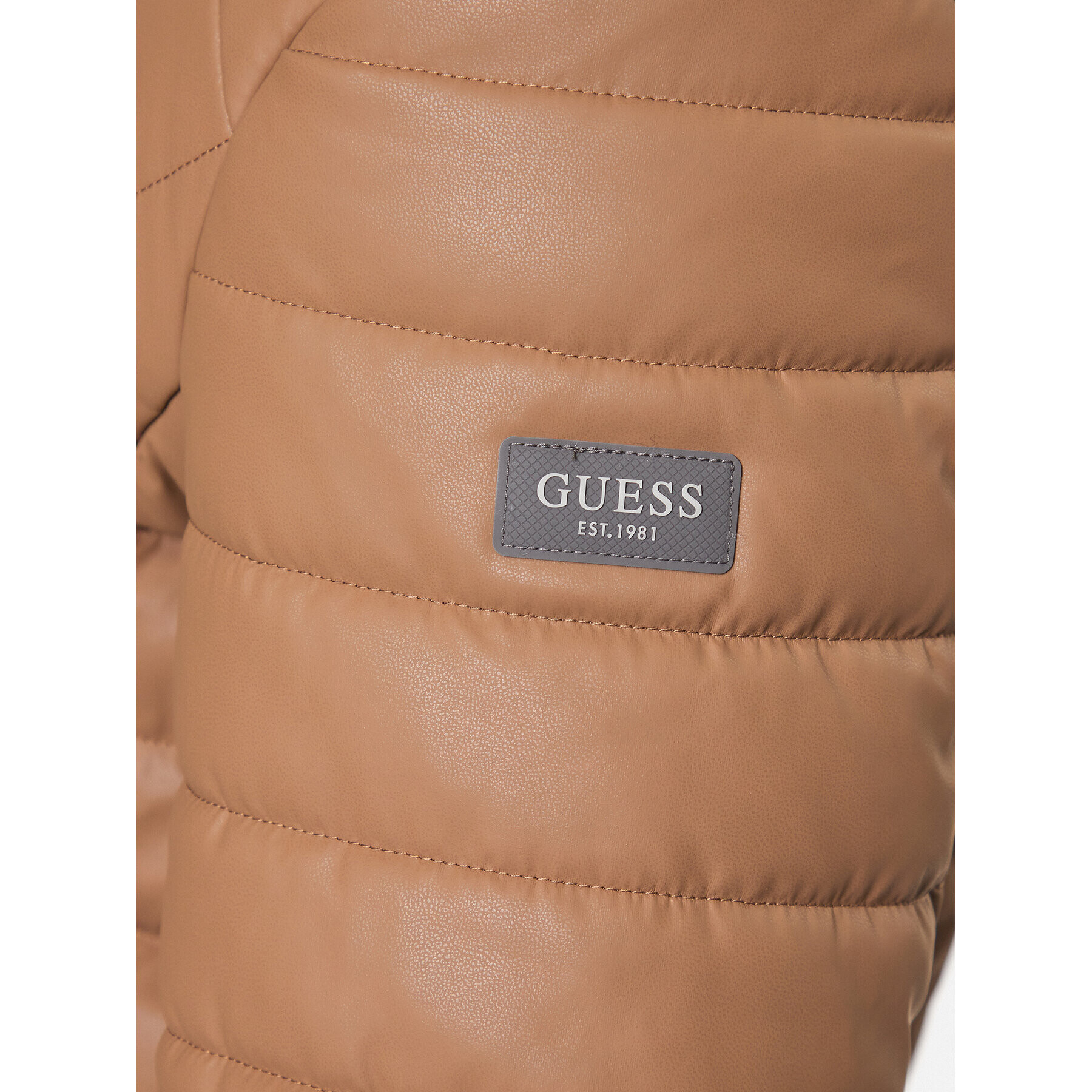 Guess Кожено яке M3YL06 WFHD0 Кафяв Regular Fit - Pepit.bg