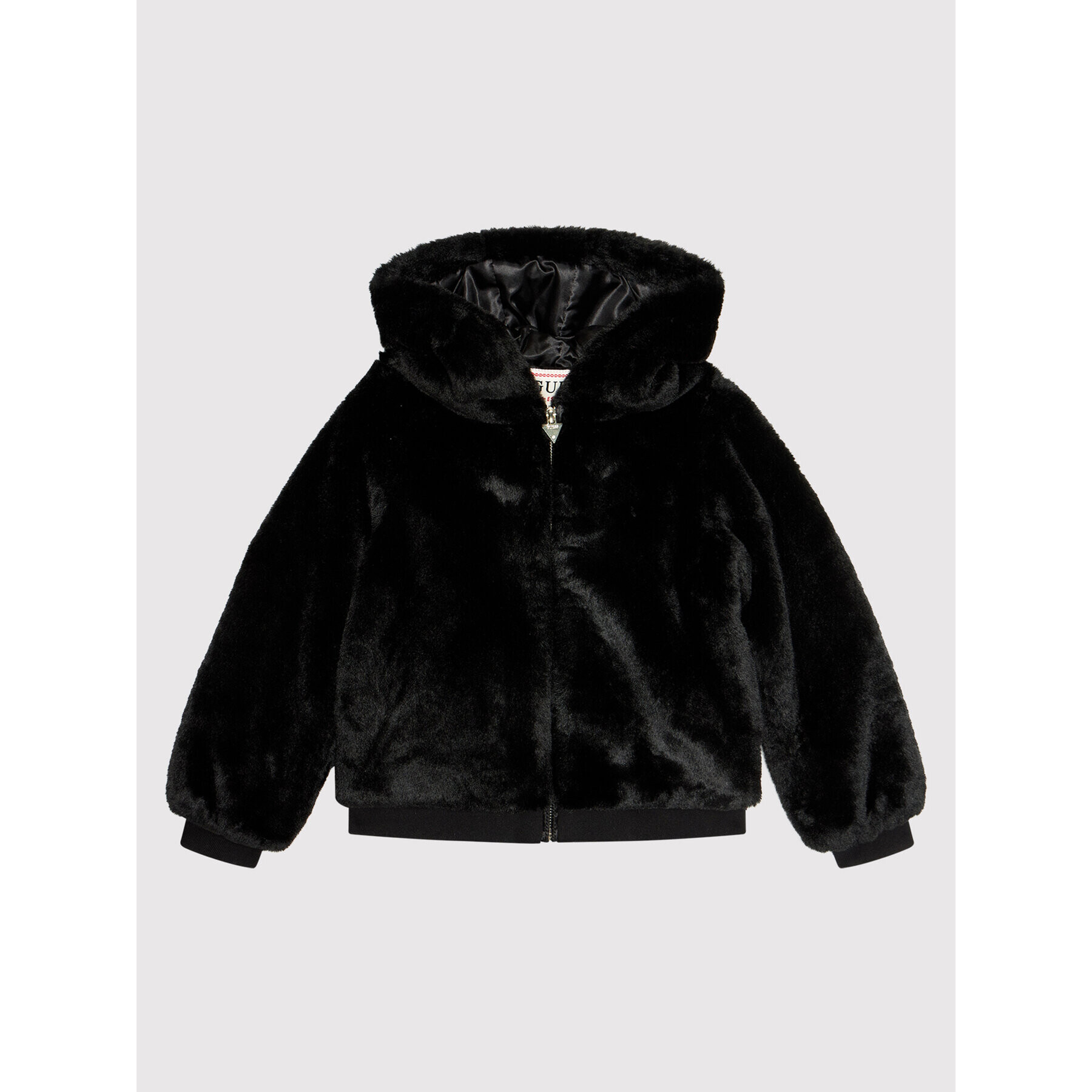 Guess Кожено палто J1BL09 WDYX0 Черен Regular Fit - Pepit.bg