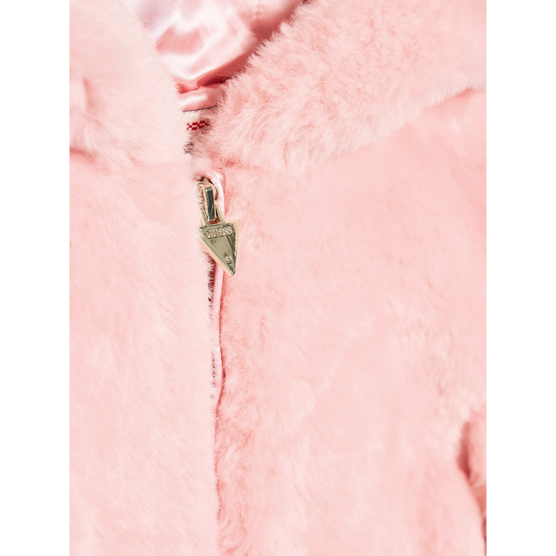 Guess Кожено палто J1BL09 WDYX0 Розов Regular Fit - Pepit.bg