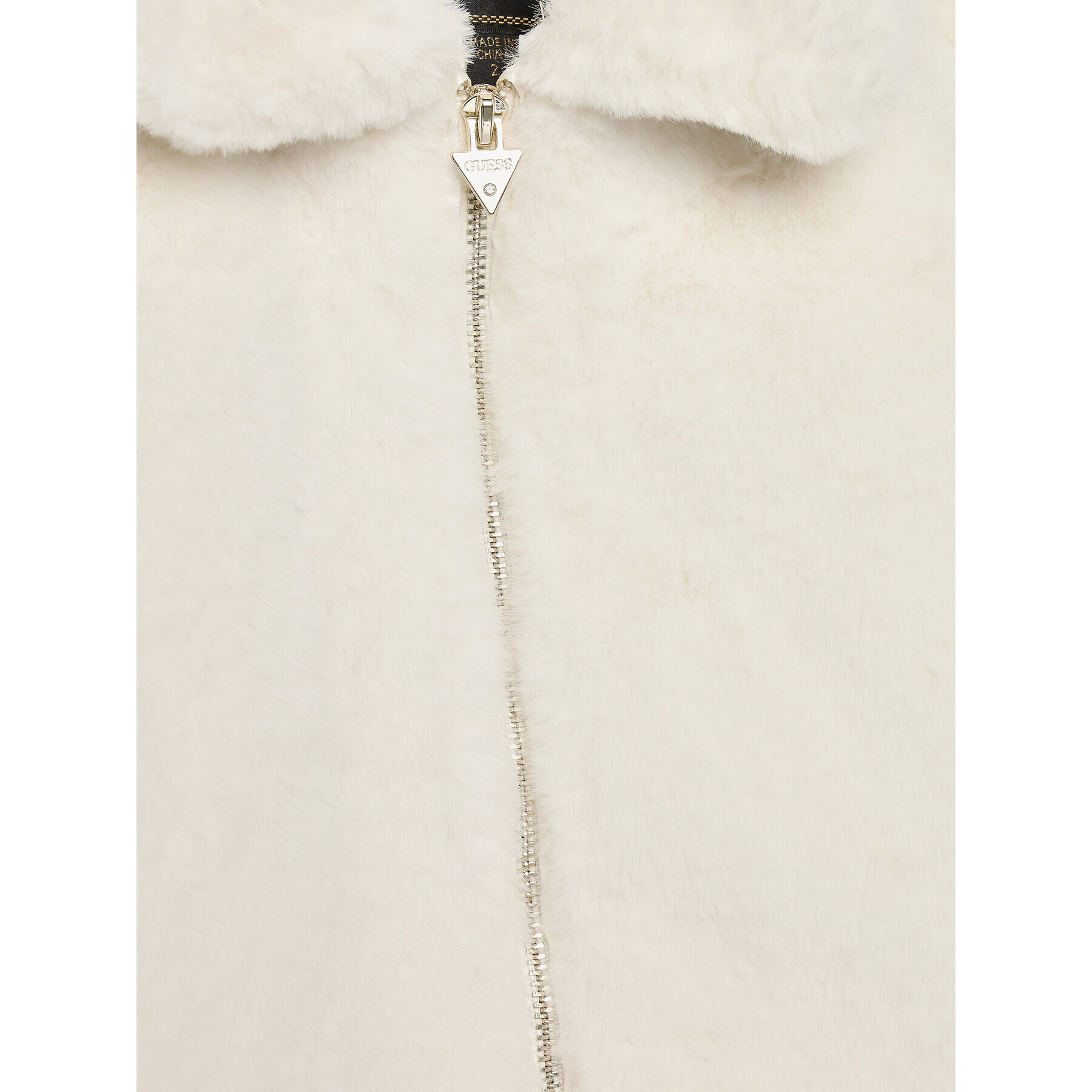Guess Кожено палто K3BL05 WCFX0 Екрю Regular Fit - Pepit.bg
