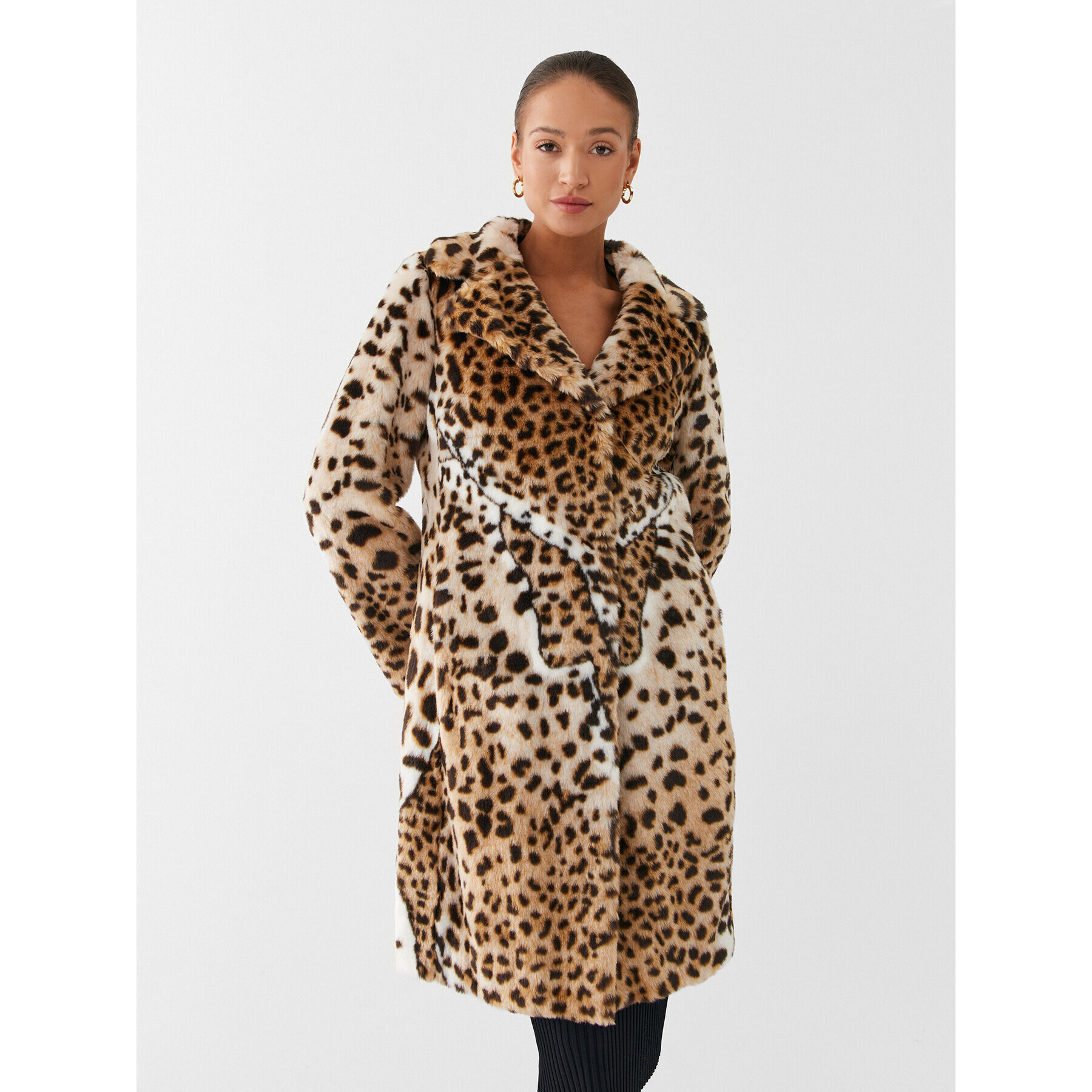 Guess Кожено палто W2BL0A WF2O0 Кафяв Regular Fit - Pepit.bg