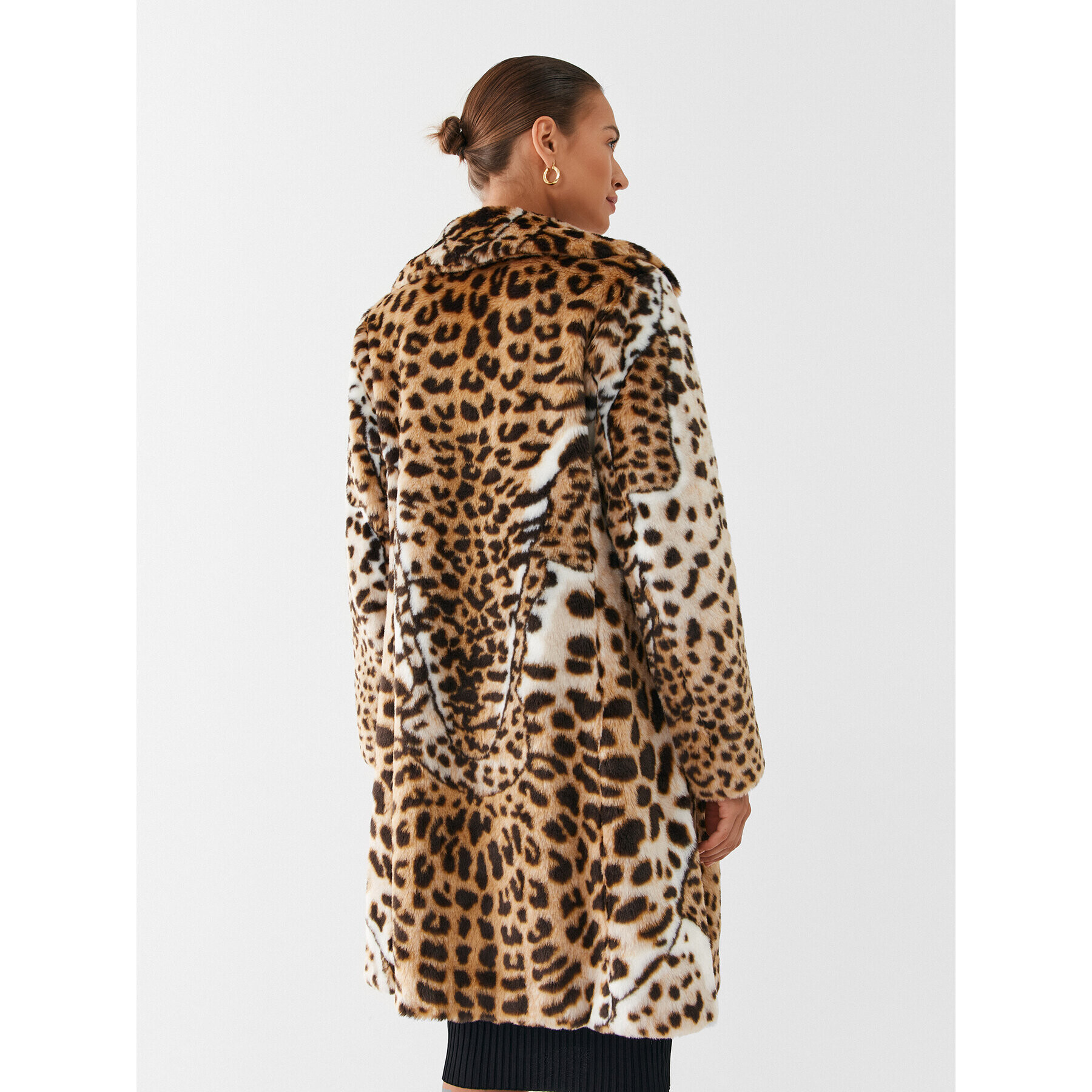 Guess Кожено палто W2BL0A WF2O0 Кафяв Regular Fit - Pepit.bg
