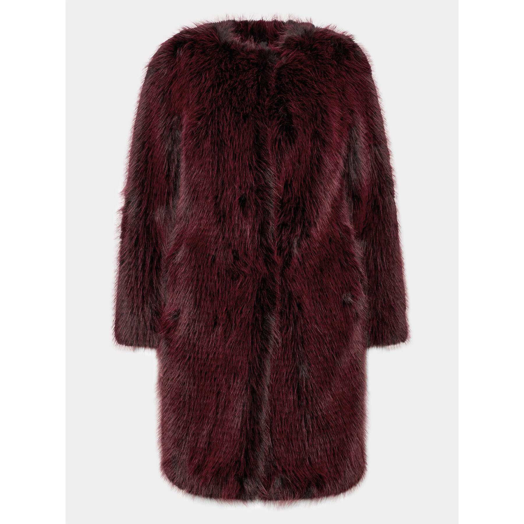 Guess Кожено палто W2BL0Q WF280 Бордо Regular Fit - Pepit.bg