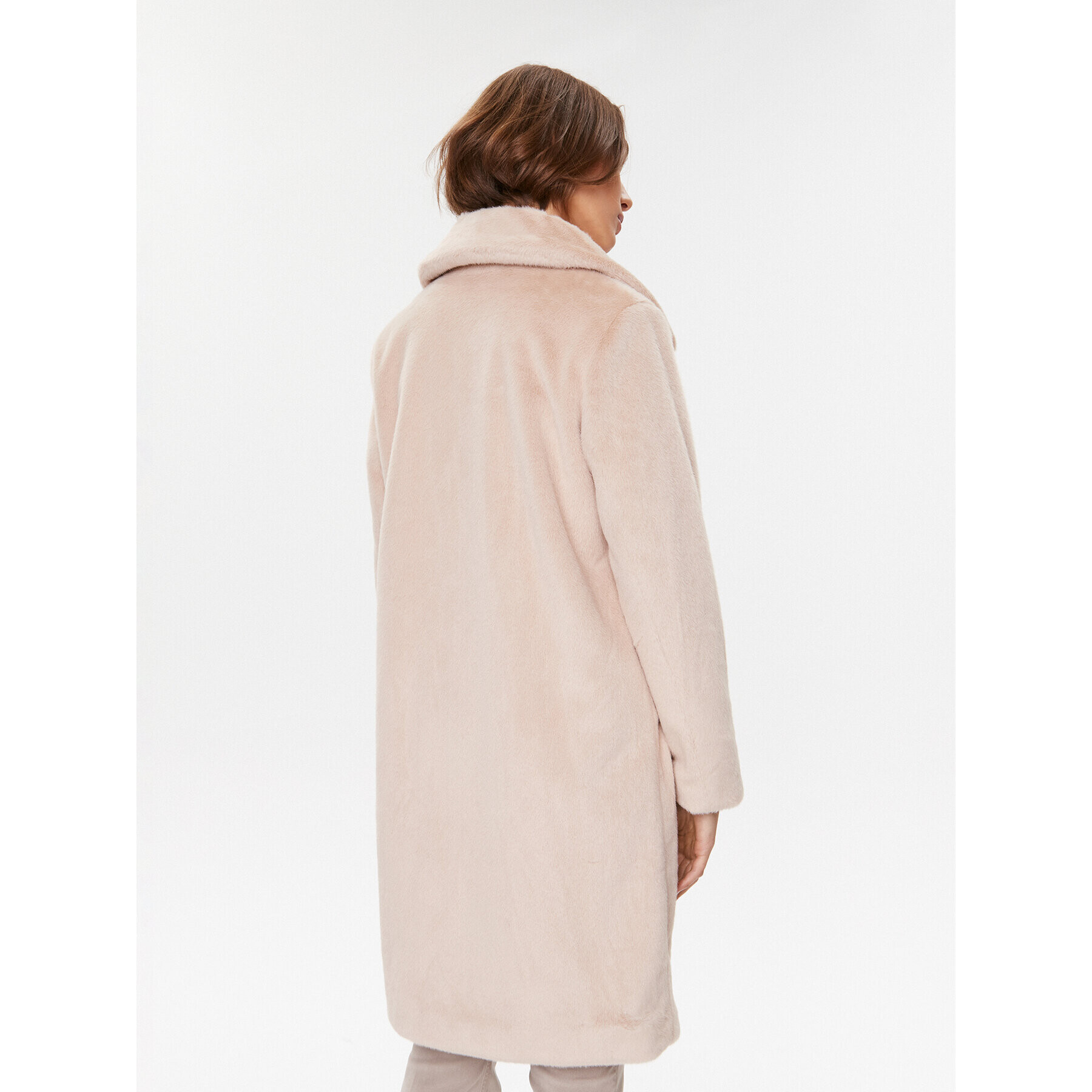 Guess Кожено палто W2BL13 WETS0 Бежов Regular Fit - Pepit.bg