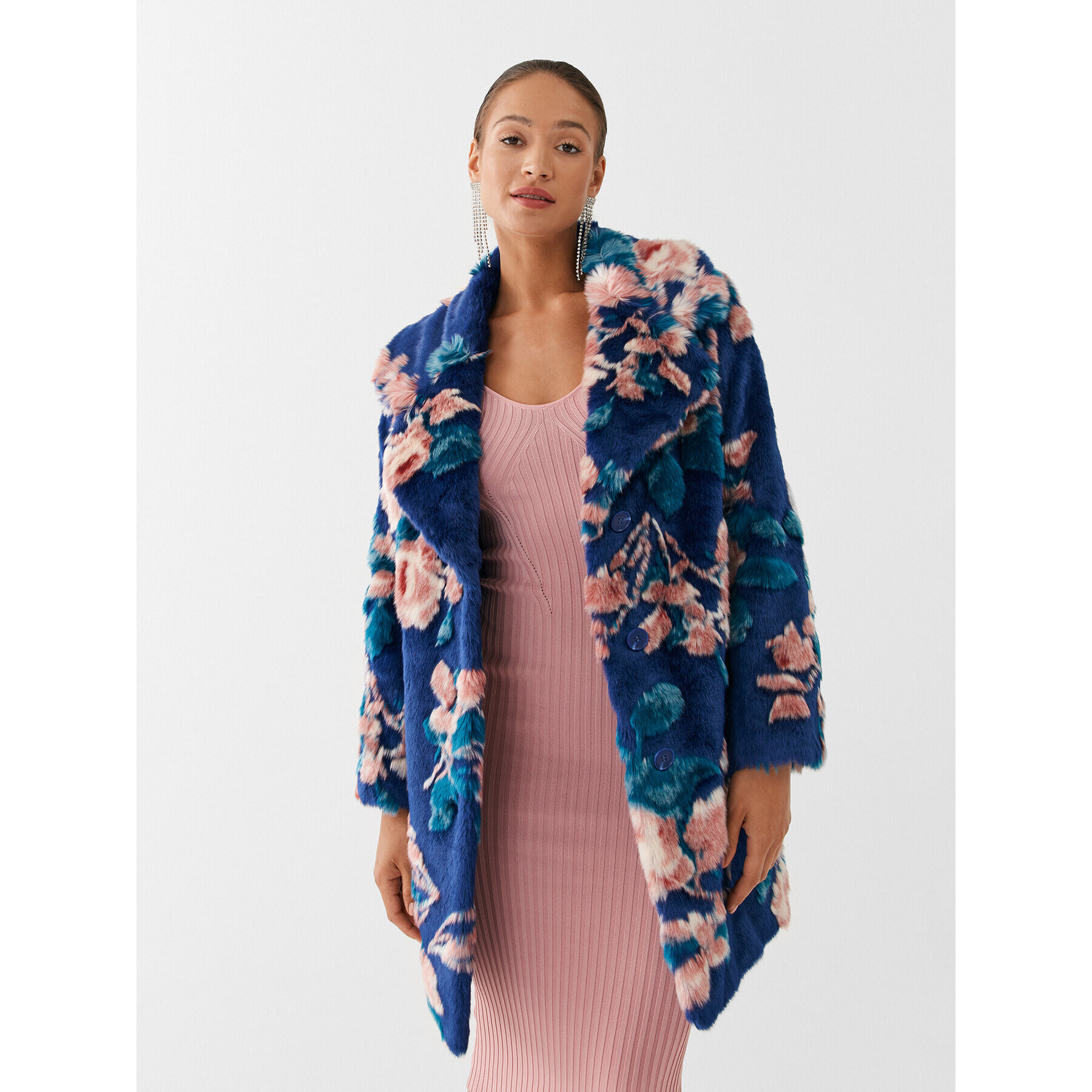 Guess Кожено палто W2BL71 WF1K0 Цветен Regular Fit - Pepit.bg