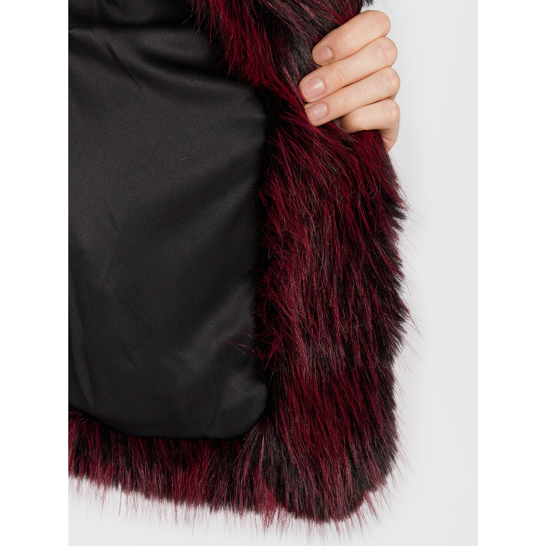 Guess Кожено палто W2BL87 WF280 Бордо Regular Fit - Pepit.bg