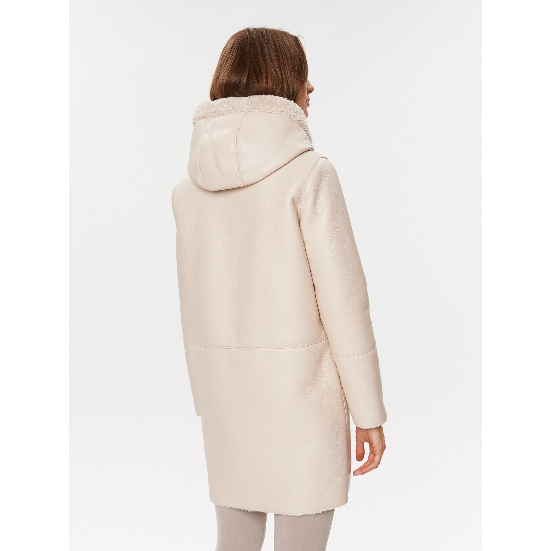 Guess Кожух W3BL52 WFSF0 Екрю Regular Fit - Pepit.bg