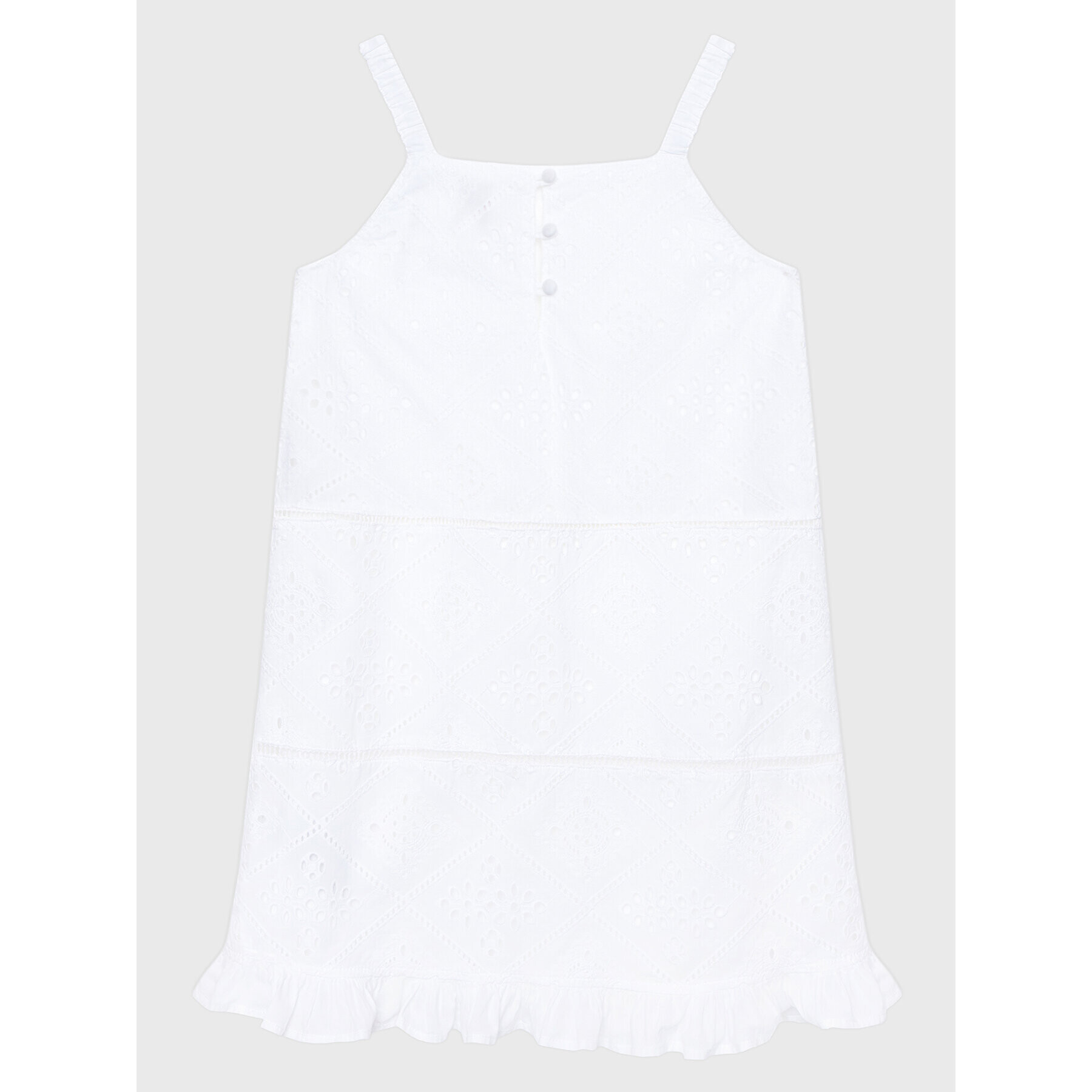 Guess Лятна рокля J3GK23 WFGJ0 Бял Regular Fit - Pepit.bg