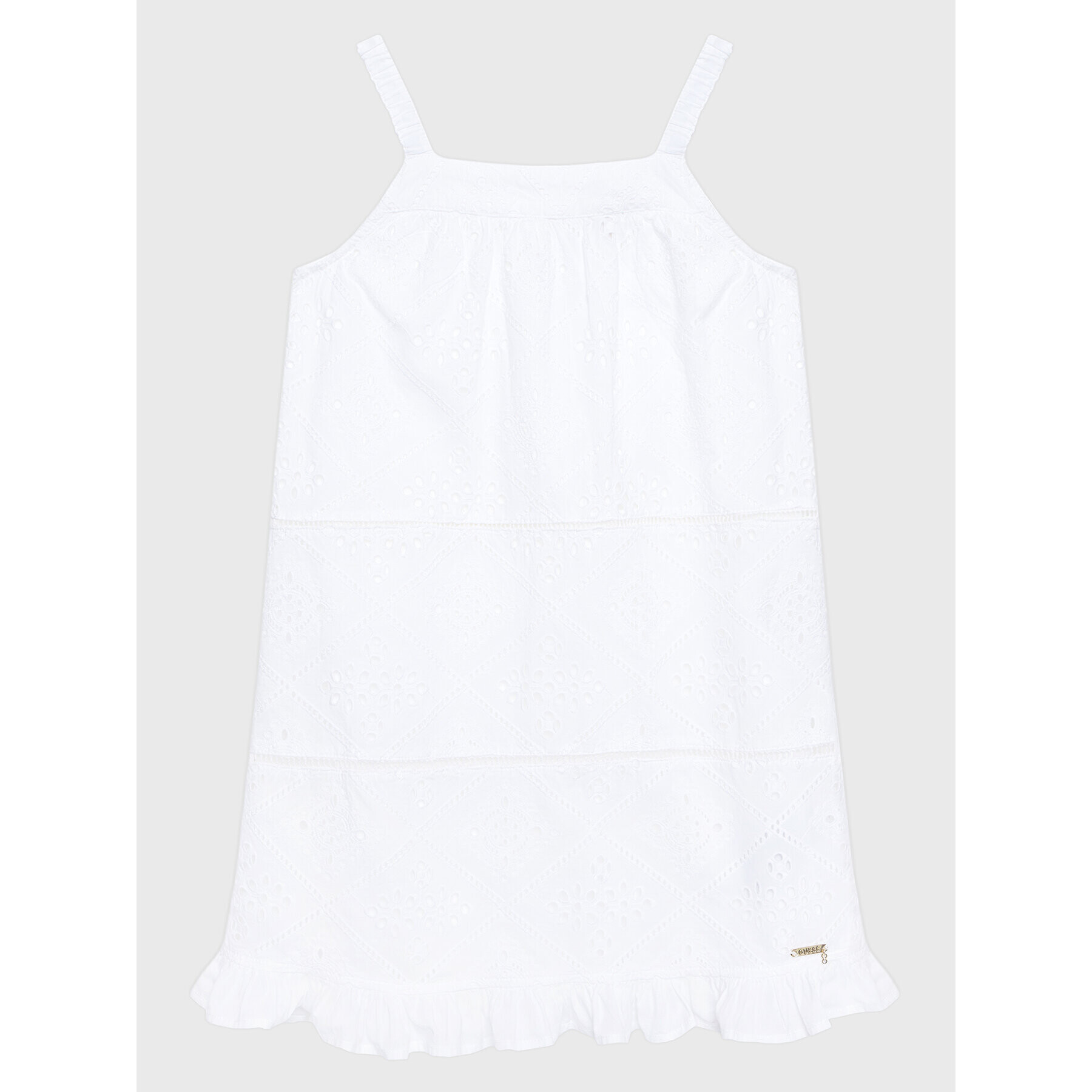 Guess Лятна рокля J3GK23 WFGJ0 Бял Regular Fit - Pepit.bg