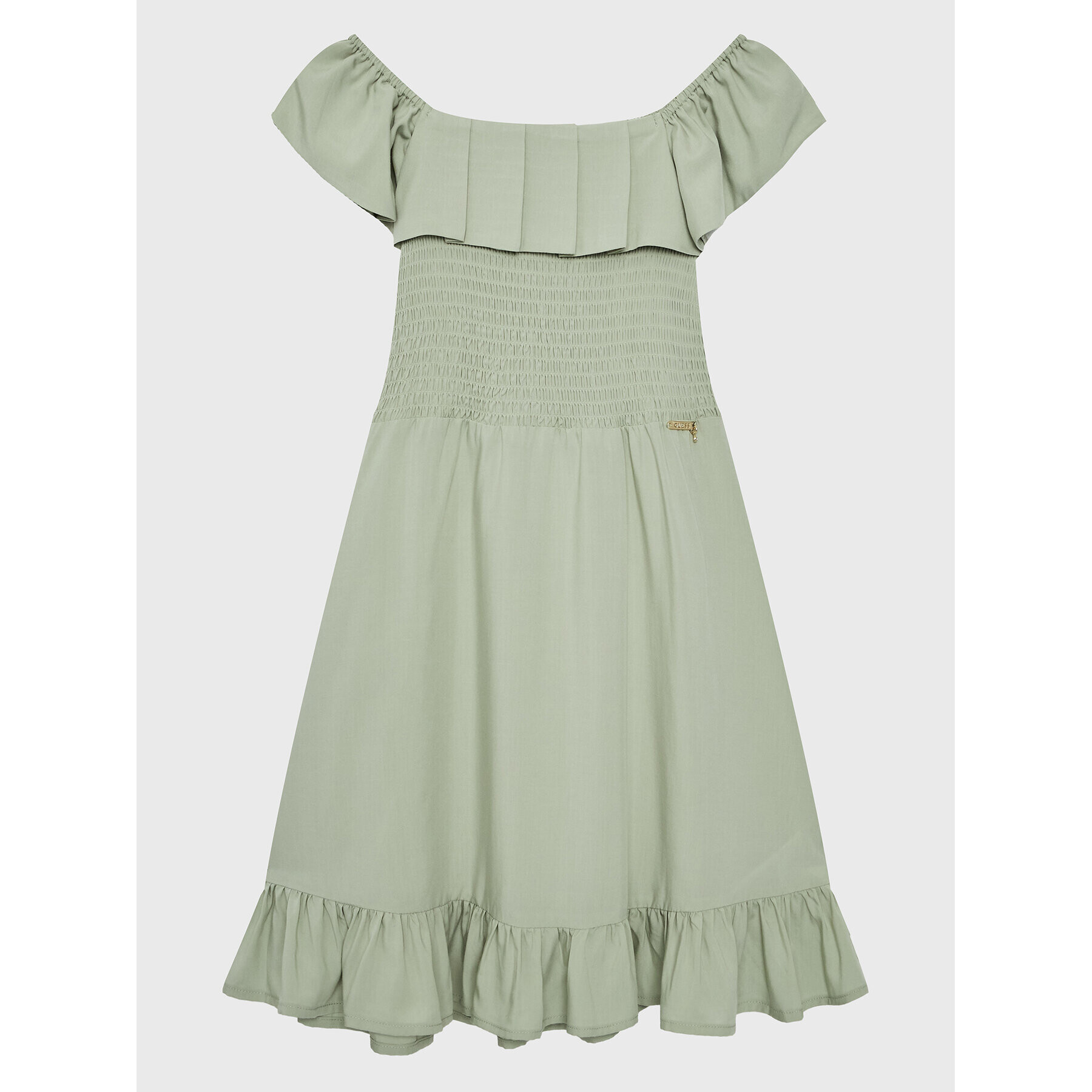 Guess Лятна рокля J3GK36 WFBN0 Зелен Regular Fit - Pepit.bg