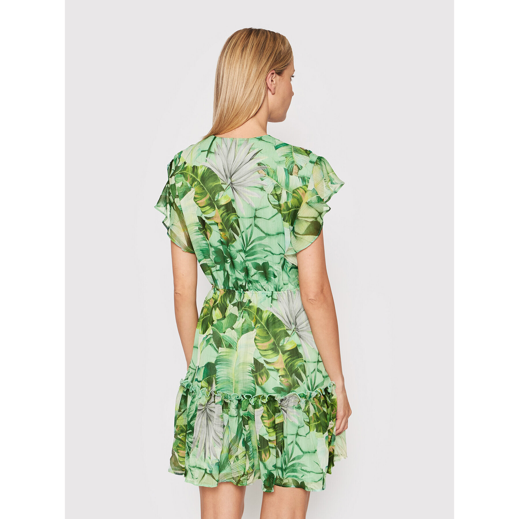 Guess Лятна рокля W2GK43 WEL02 Зелен Regular Fit - Pepit.bg