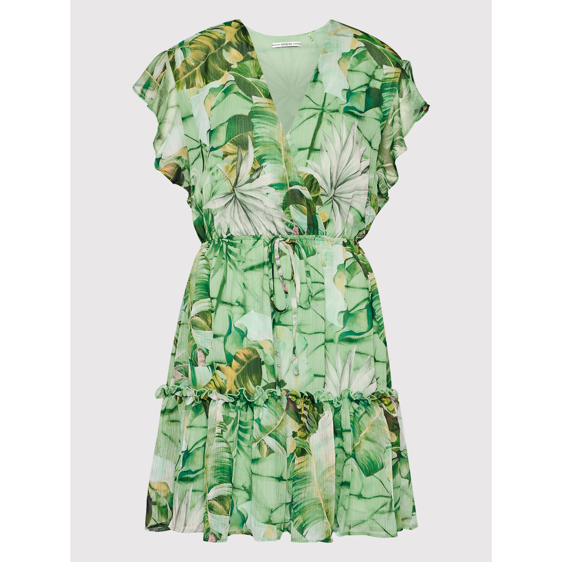 Guess Лятна рокля W2GK43 WEL02 Зелен Regular Fit - Pepit.bg