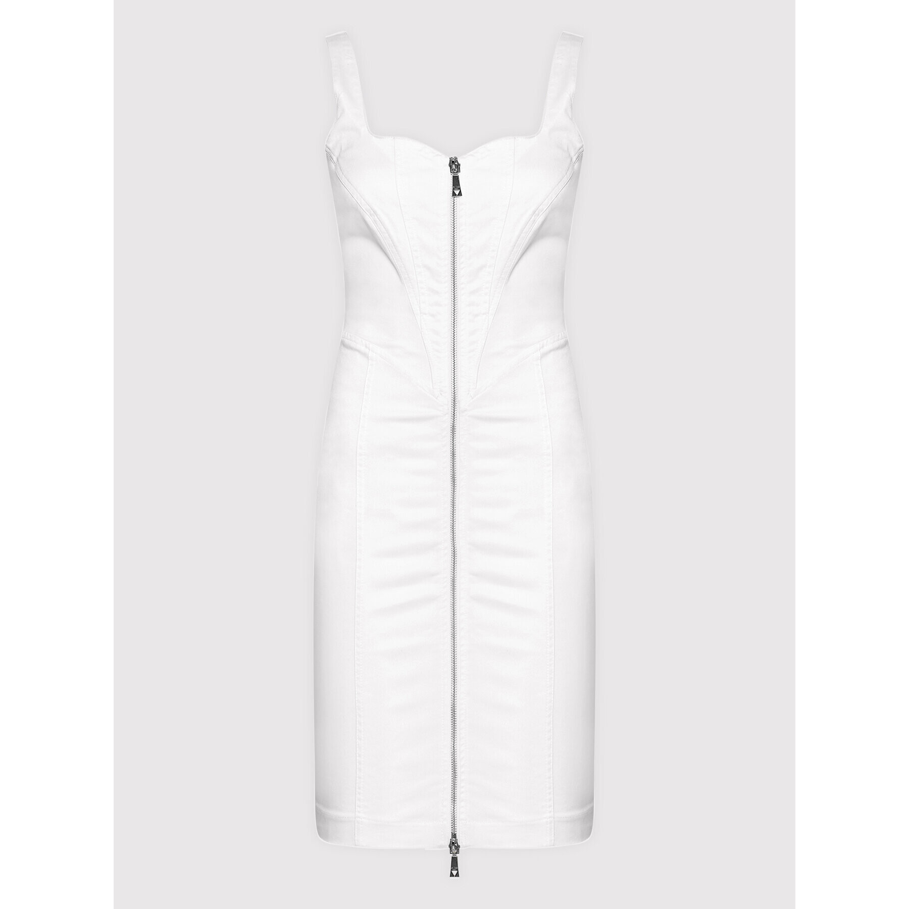 Guess Лятна рокля W2YK01 W93CF Бял Slim Fit - Pepit.bg