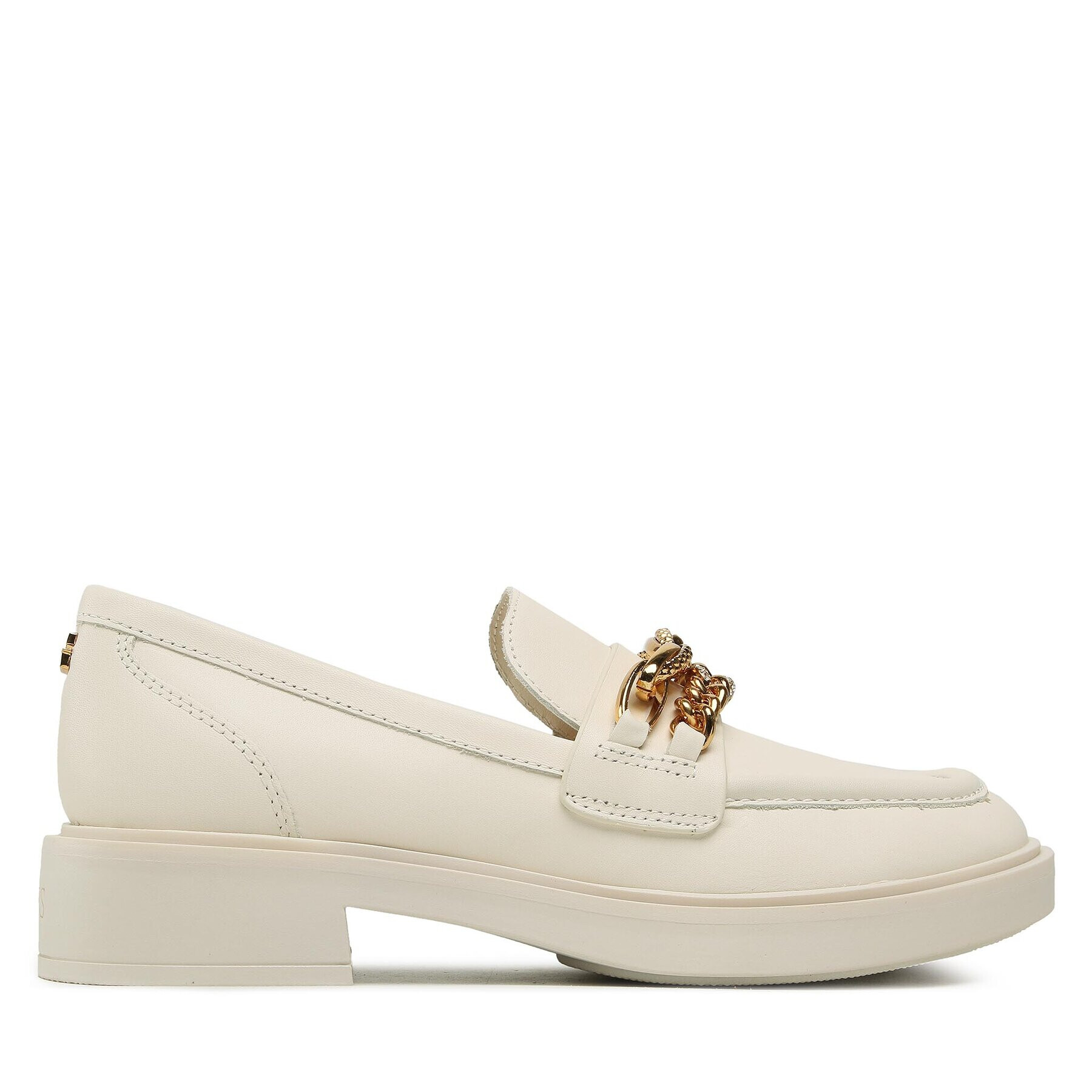 Guess лоуфъри с дебела подметка Kabele FL5KBL LEA14 Бежов - Pepit.bg