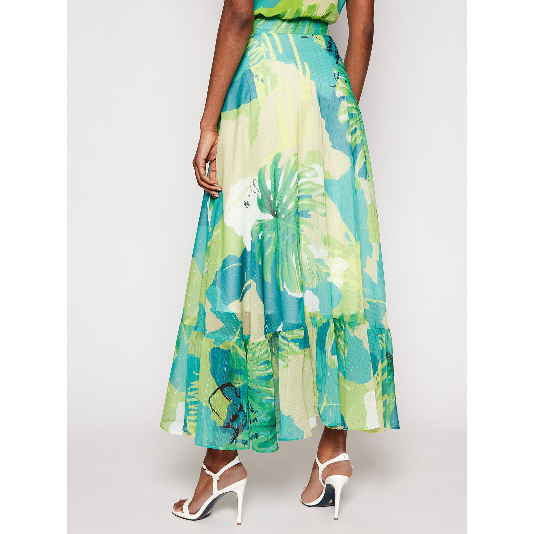 Guess Макси пола W1GD0V WDV90 Зелен Regular Fit - Pepit.bg