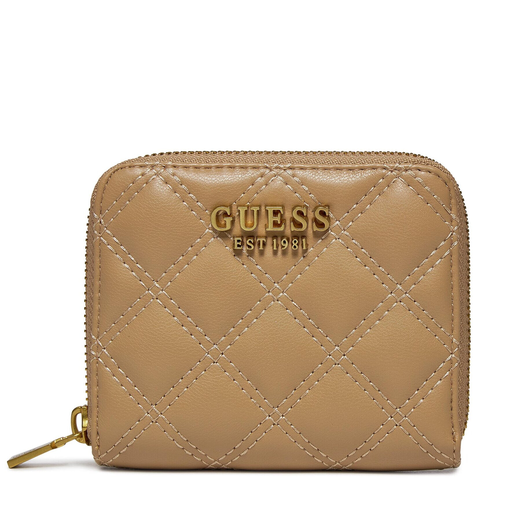 Guess Малък дамски портфейл Giully (QA) Slg SWQA87 48370 Бежов - Pepit.bg