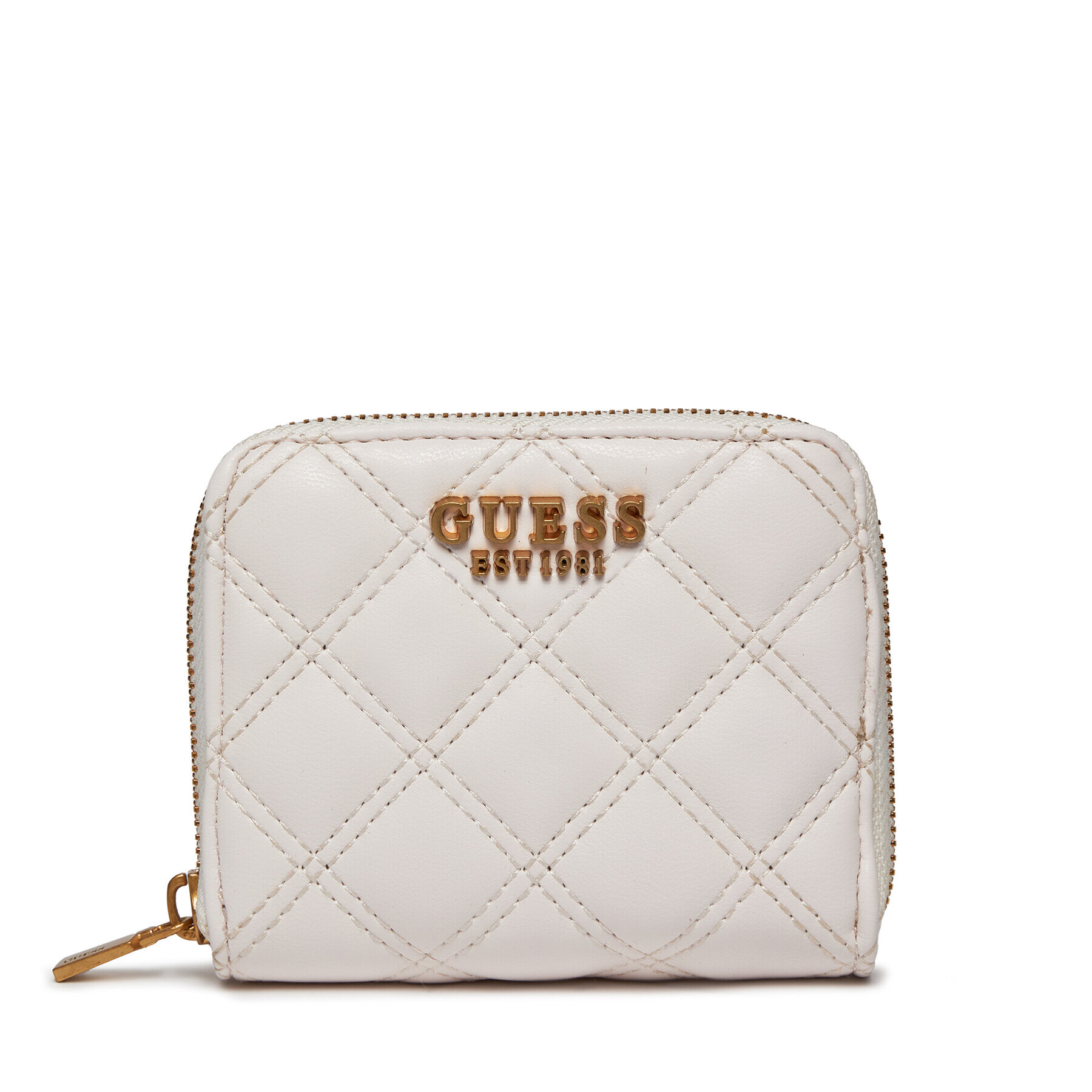 Guess Малък дамски портфейл Giully (QA) Slg SWQA87 48370 Екрю - Pepit.bg