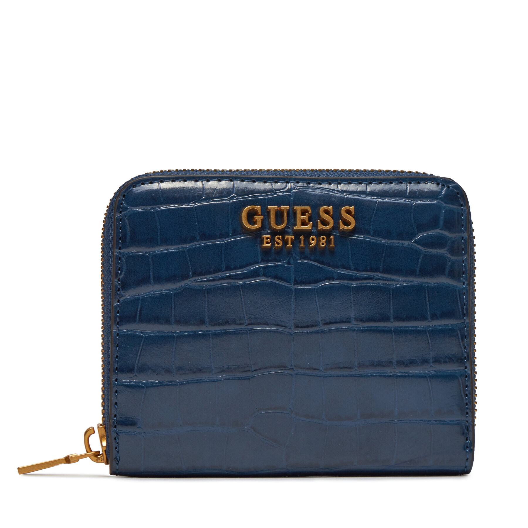 Guess Малък дамски портфейл Laurel (CA) Slg SWCA85 00370 Тъмносин - Pepit.bg