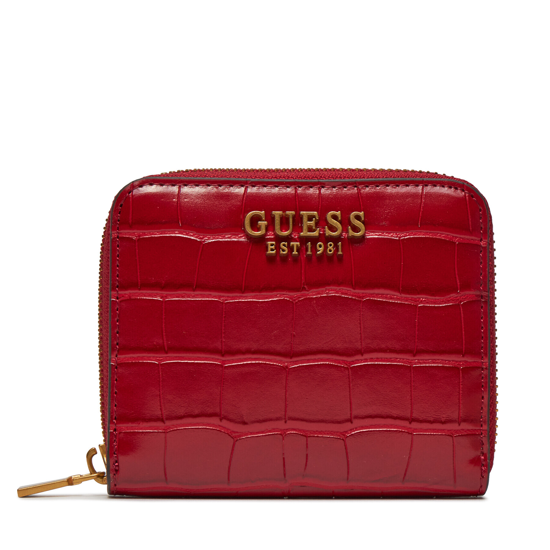 Guess Малък дамски портфейл Laurel (CX) Slg SWCX85 00370 Червен - Pepit.bg