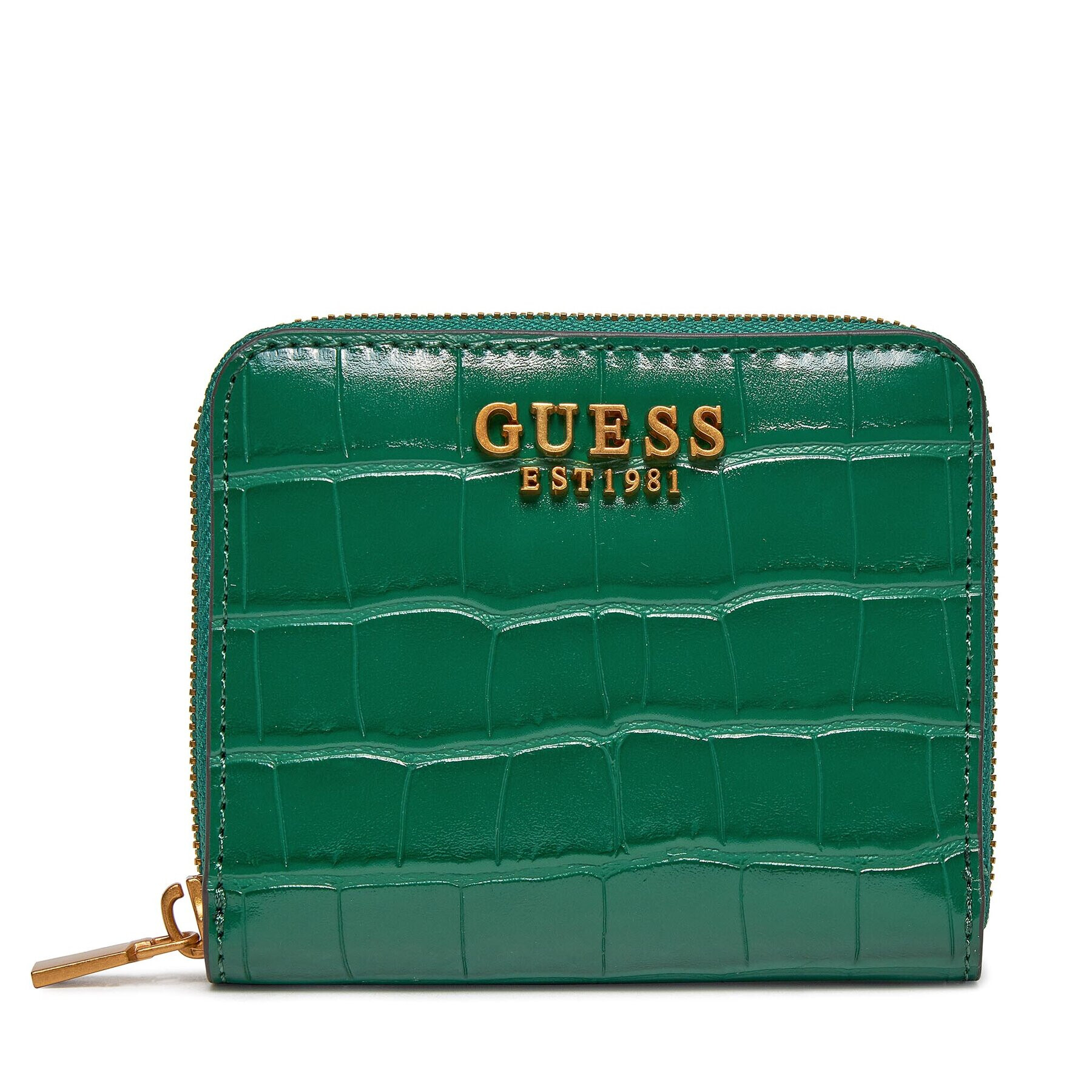 Guess Малък дамски портфейл Laurel (CX) Slg SWCX85 00370 Зелен - Pepit.bg