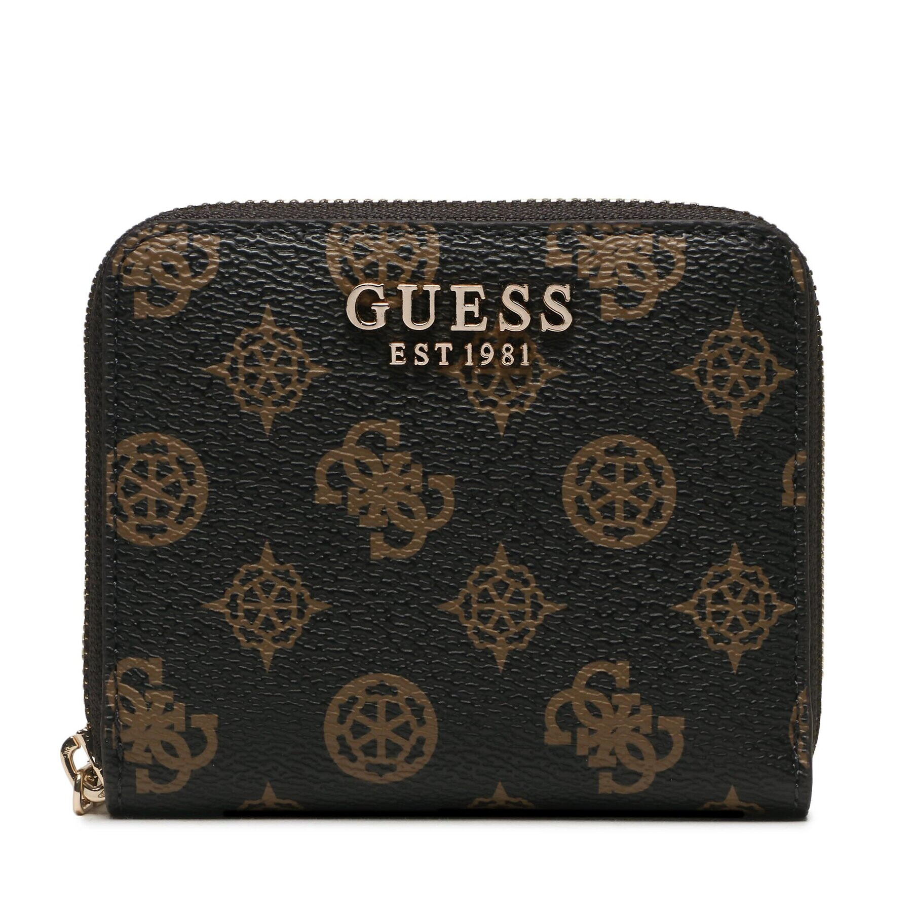 Guess Малък дамски портфейл SWPG85 00370 Кафяв - Pepit.bg