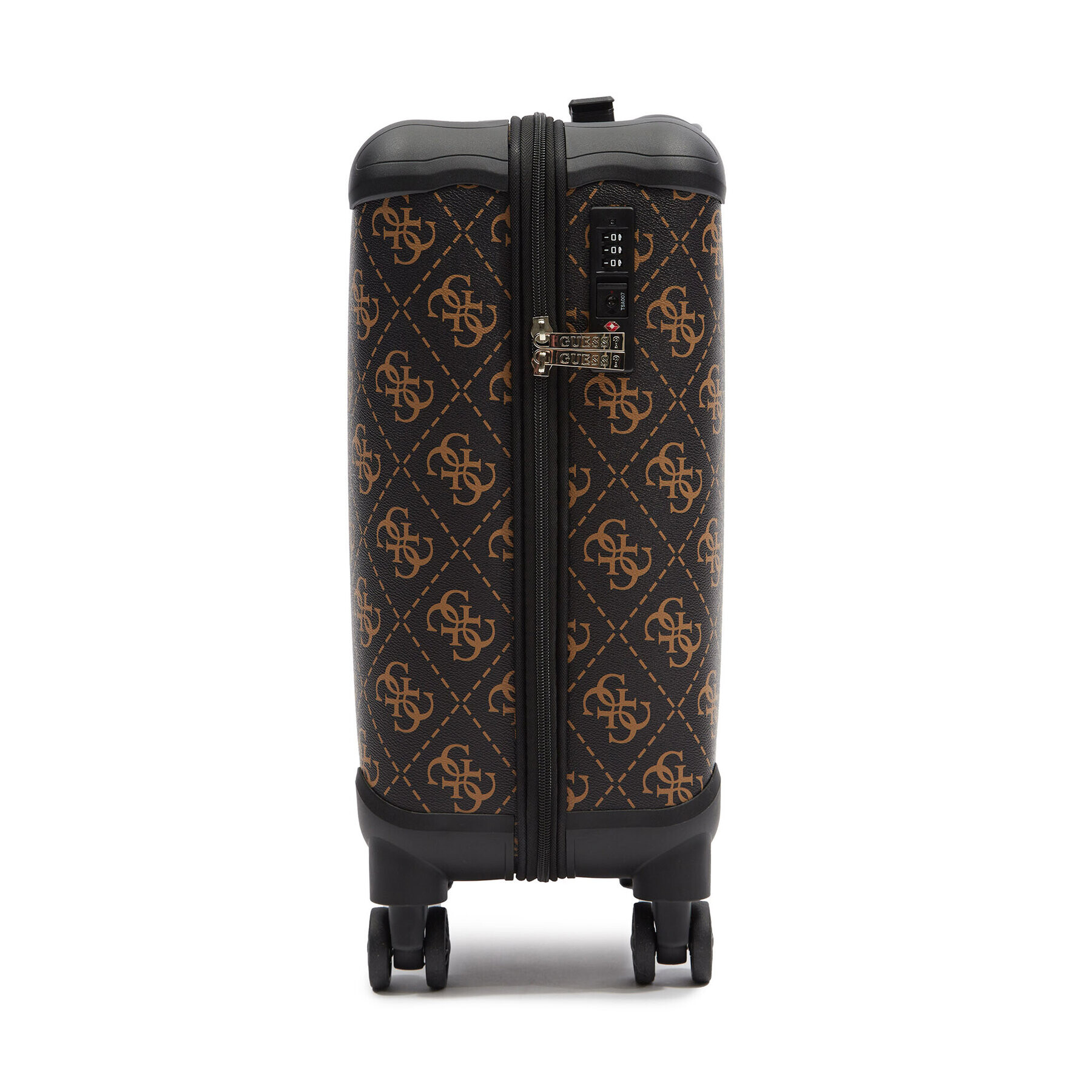 Guess Малък твърд куфар Berta (S) Travel TWS868 89830 Кафяв - Pepit.bg